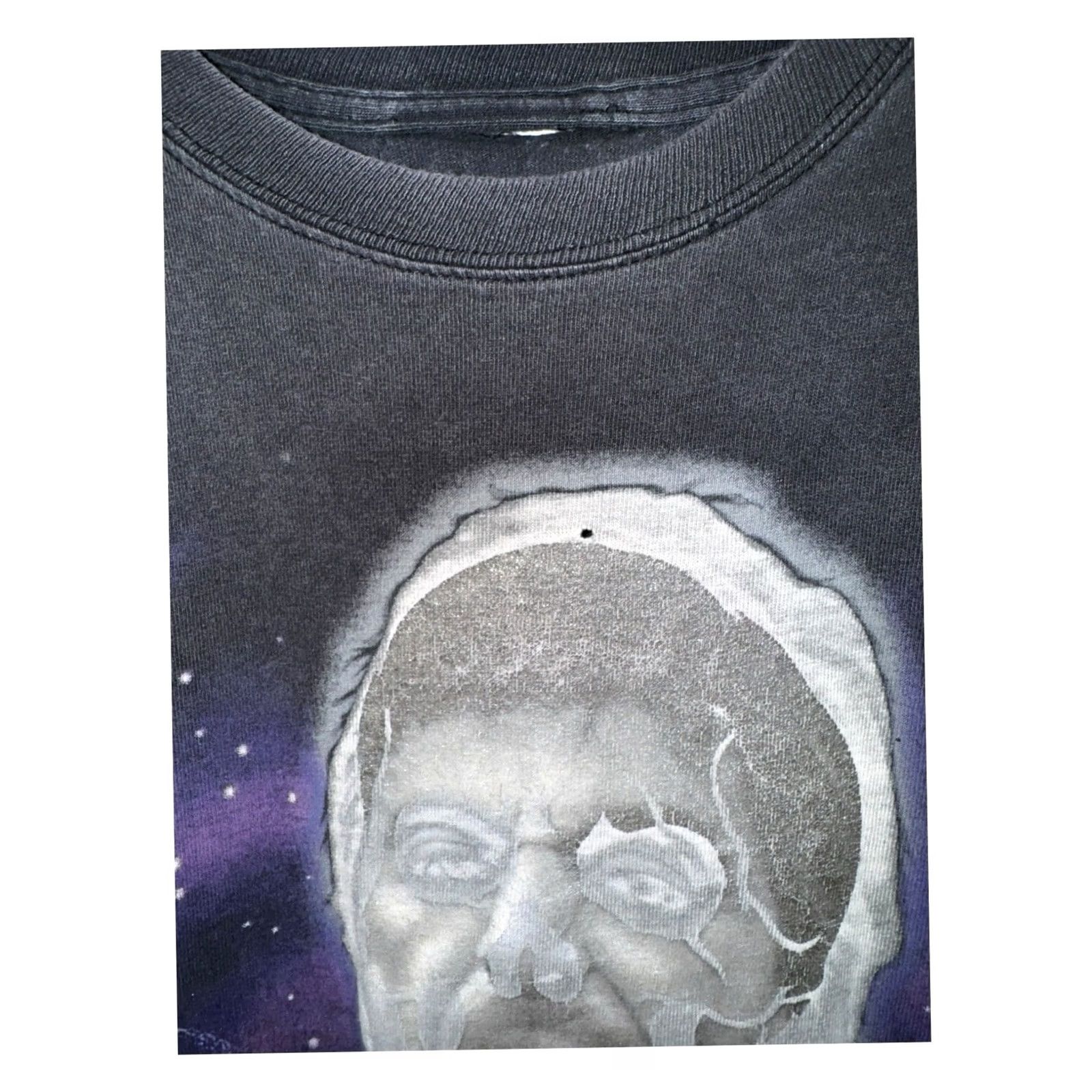Vintage VINTAGE Scarface Tony Montana Glow In The Dark Shirt XL Black Men T-Shirt Fade Cemetery Beautiful Fade XL Size US XL / EU 56 / 4 - 5 Thumbnail