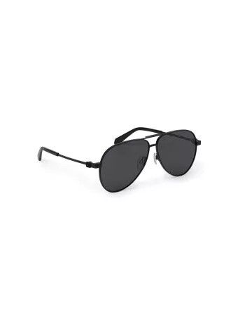 Off-White NEW OFF-WHITE OERI122S24MET0011007 Ruston L Black Dark Grey Size ONE SIZE - 1 Thumbnail