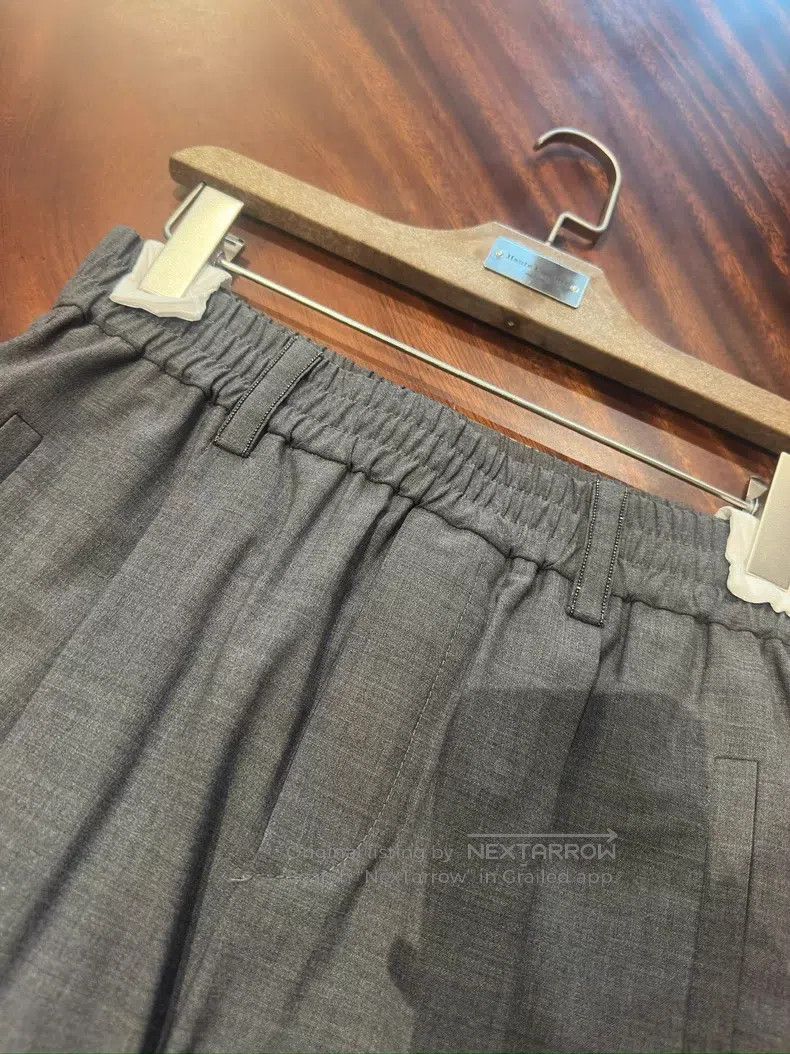 Brunello Cucinelli Brunello Cucinelli Studded Casual Trousers Size 26" / US 2 / IT 38 - 4 Thumbnail