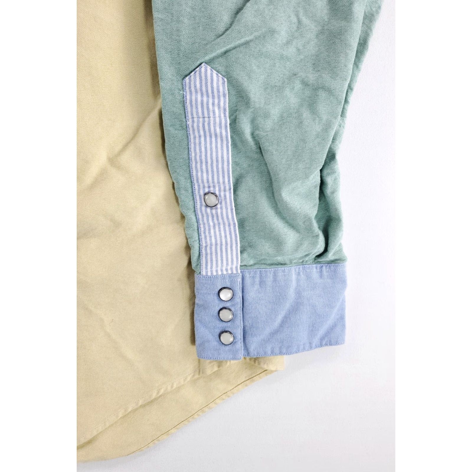 Polo Ralph Lauren **Polo Ralph Lauren Mens XXXL Color Block Pearl Snap Shirt** User: **Polo Ralph Lauren Mens XXXL Color Block Pearl Snap Shirt** Size US XXL / EU 58 / 5 - 3 Thumbnail