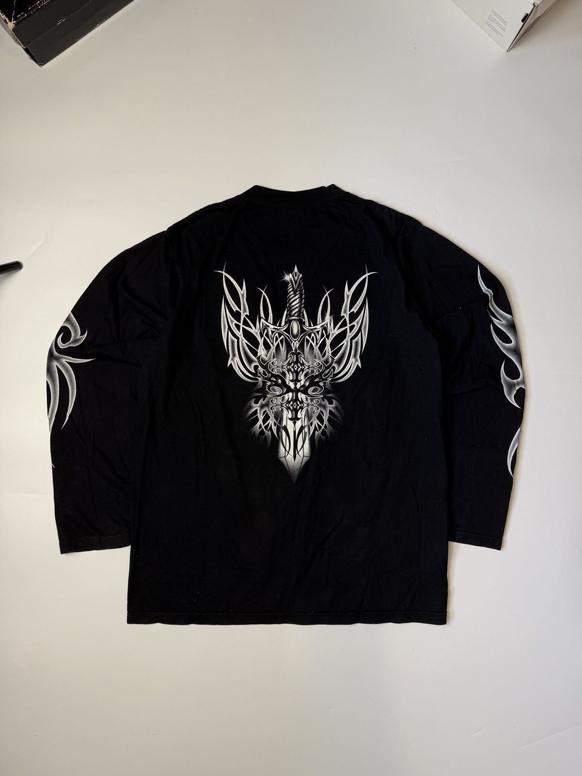 Affliction × Vintage Long sleeve Affliction sk8 opium y2k Size US L / EU 52-54 / 3 - 6 Thumbnail