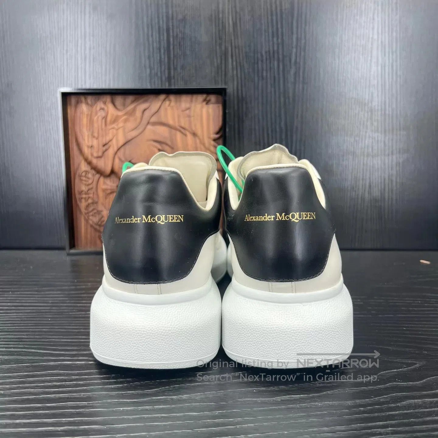 Alexander McQueen White Low-Top Sneakers Size 11. Size US 11 / EU 44 - 5 Thumbnail