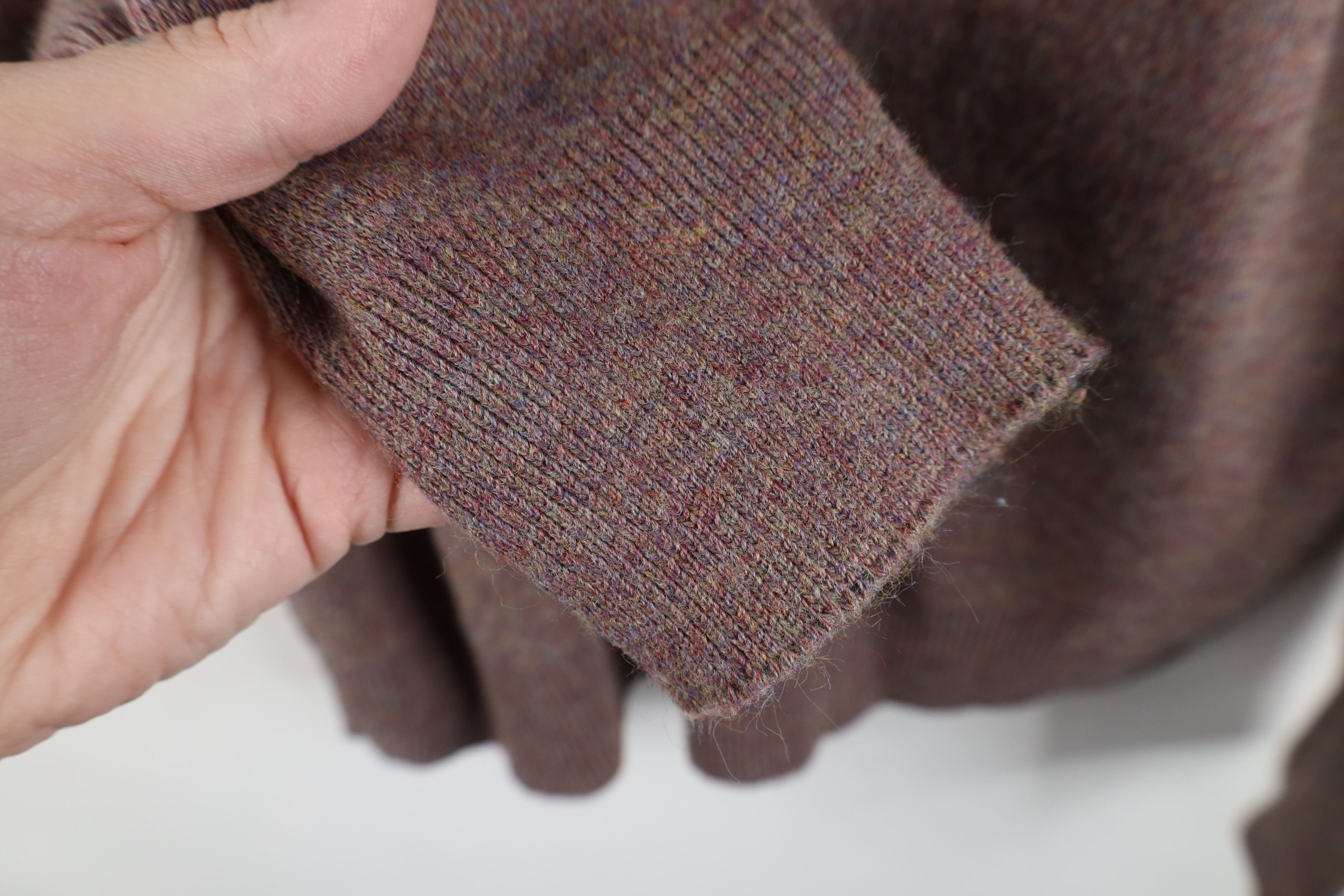 Vintage Vintage 70s Streetwear Rainbow Fleck Soft Knit Sweater USA Size US L / EU 52-54 / 3 - 6 Thumbnail