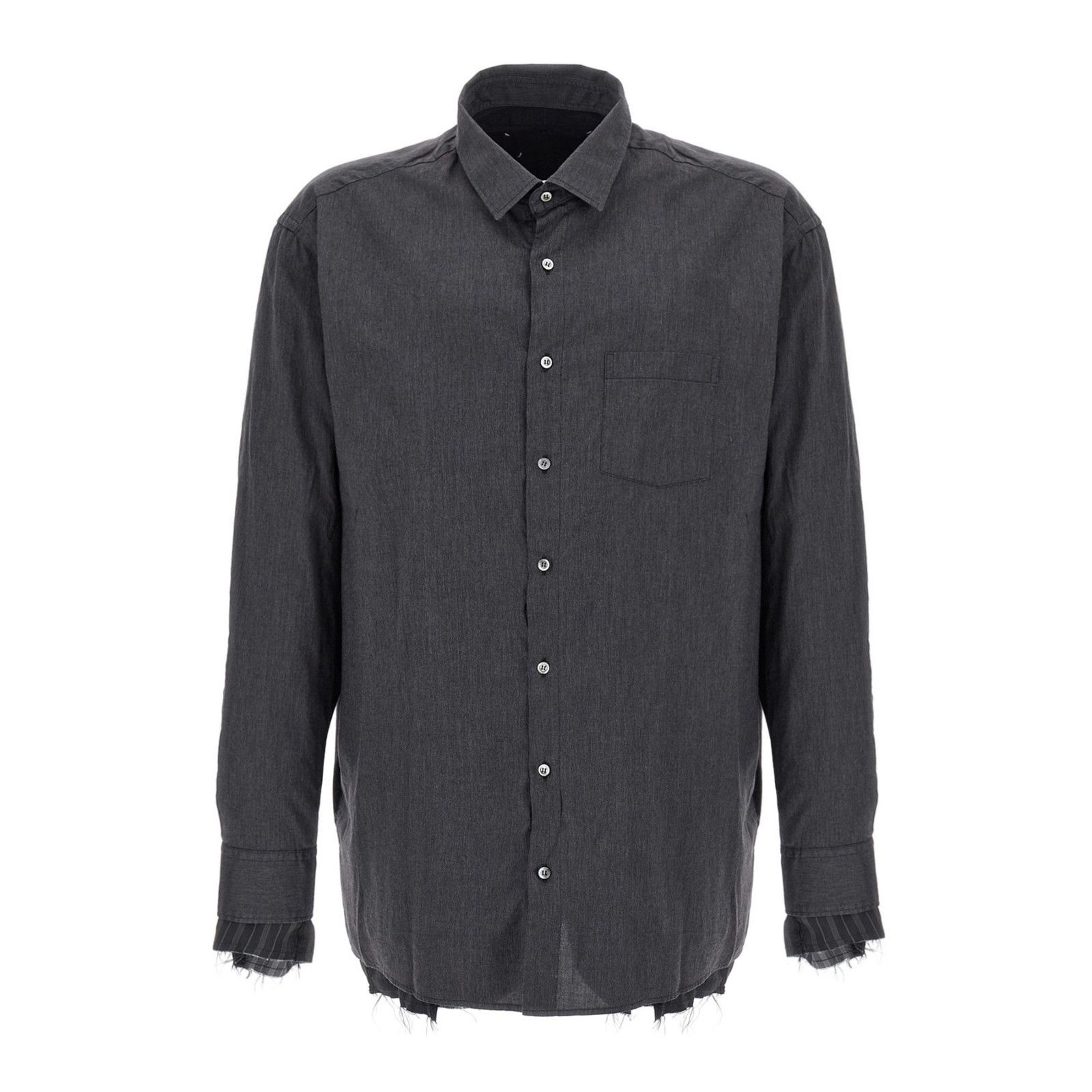 Maison Margiela MAISON MARGIELA Patchwork Gray Wool Reversible Jacket New & Size US M / EU 48-50 / 2 - 3 Thumbnail