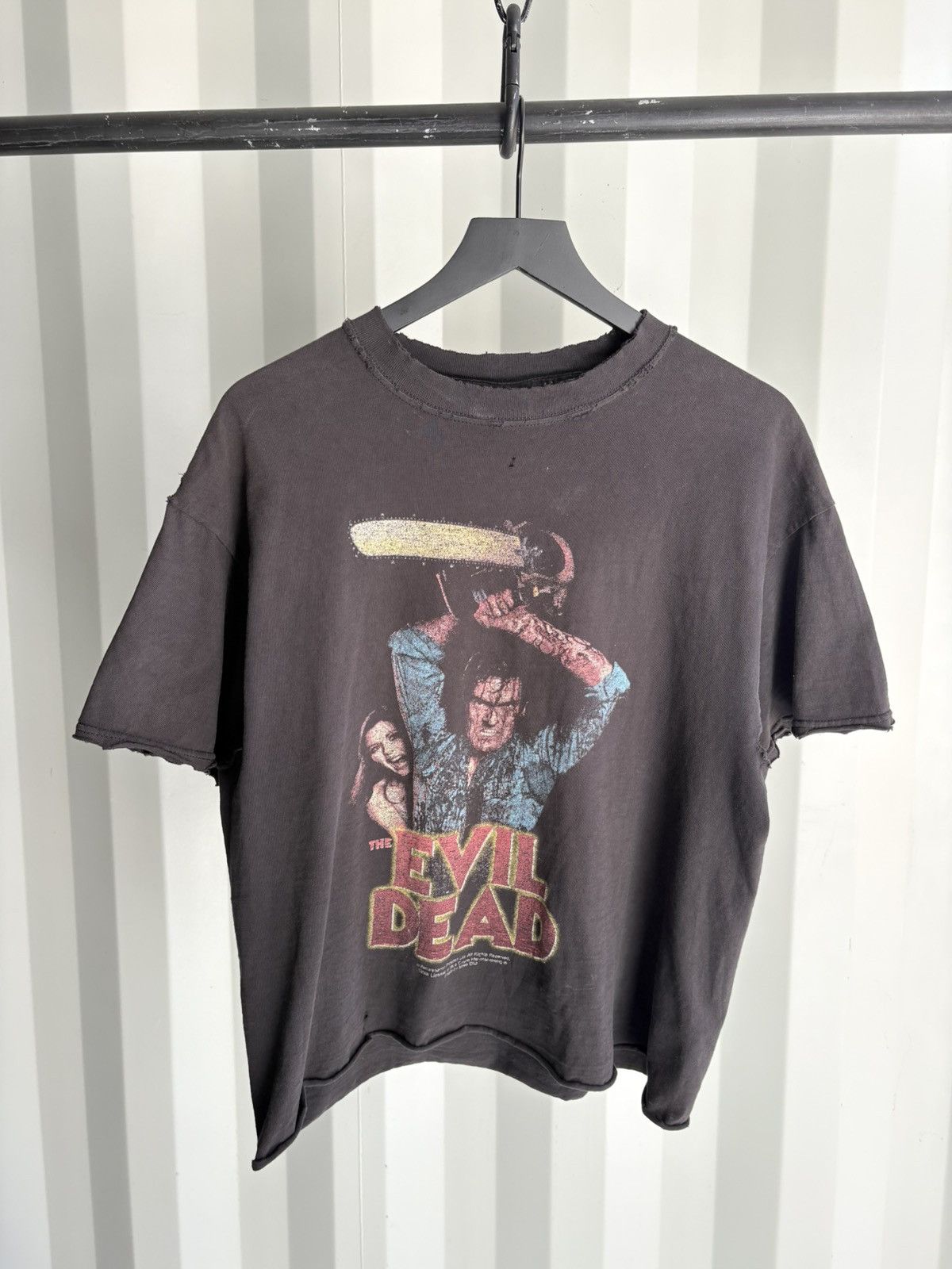 Vintage Vintage Evil Dead Shirt Faded Distressed Grunge Band Size US L / EU 52-54 / 3 - 1 Thumbnail