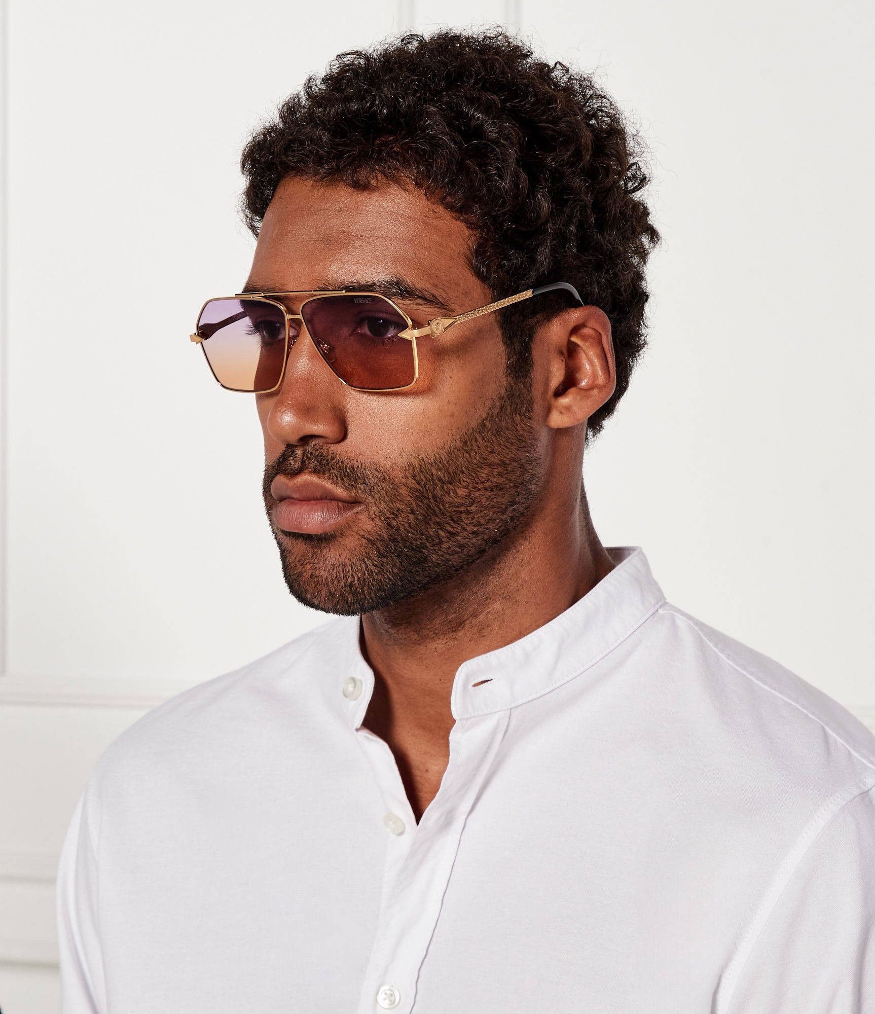 Versace Versace Men Sunglasses Aviator VE2284 1002EL NEW AUTHENTIC Size ONE SIZE - 10 Thumbnail