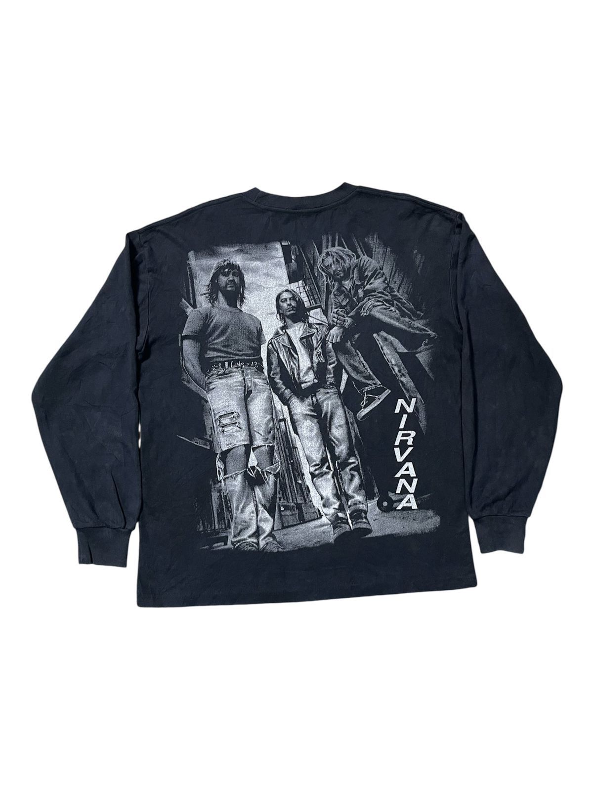 Nirvana Vintage 90s Nirvana Size US M / EU 48-50 / 2 - 2 Thumbnail