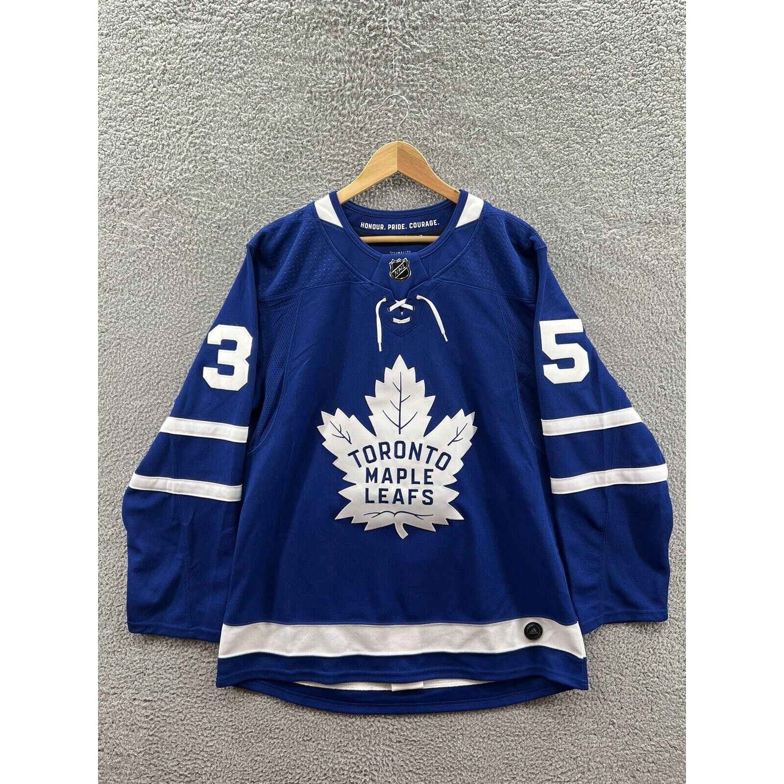 Adidas Adidas Curtis McElhinney Signed Toronto Maple Leafs Jersey Size US M / EU 48-50 / 2 - 1 Thumbnail