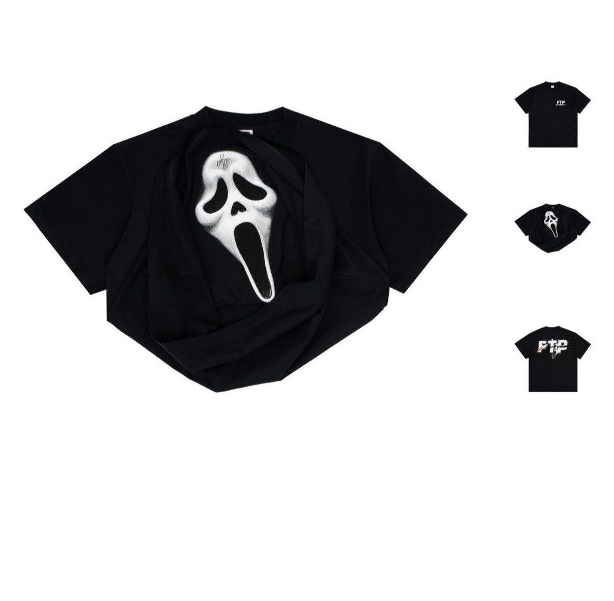 Fuck The Population FTP GhostFace Logo Tee 2026 Shock Drop Updated Graphic! Size US XXL / EU 58 / 5 - 2 Thumbnail