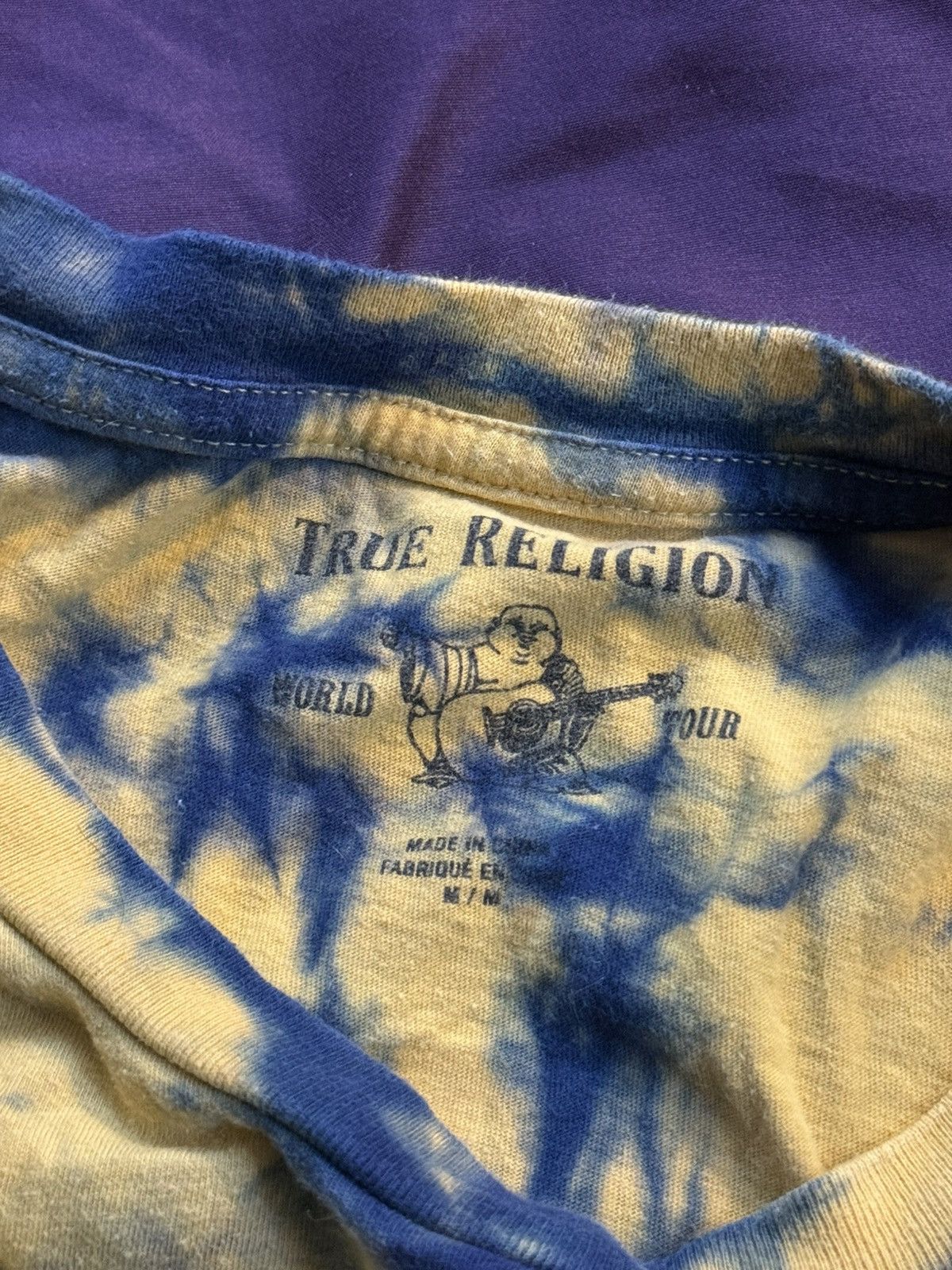 True Religion True religion mens tshirt black and yellow Size US M / EU 48-50 / 2 - 2 Thumbnail