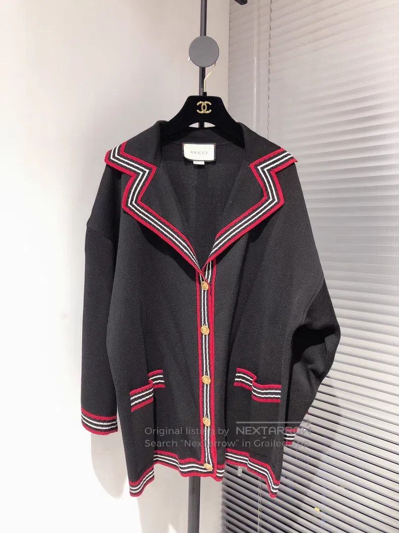 Gucci Gucci Black knitted jacket Size US S / EU 44-46 / 1 - 1 Thumbnail