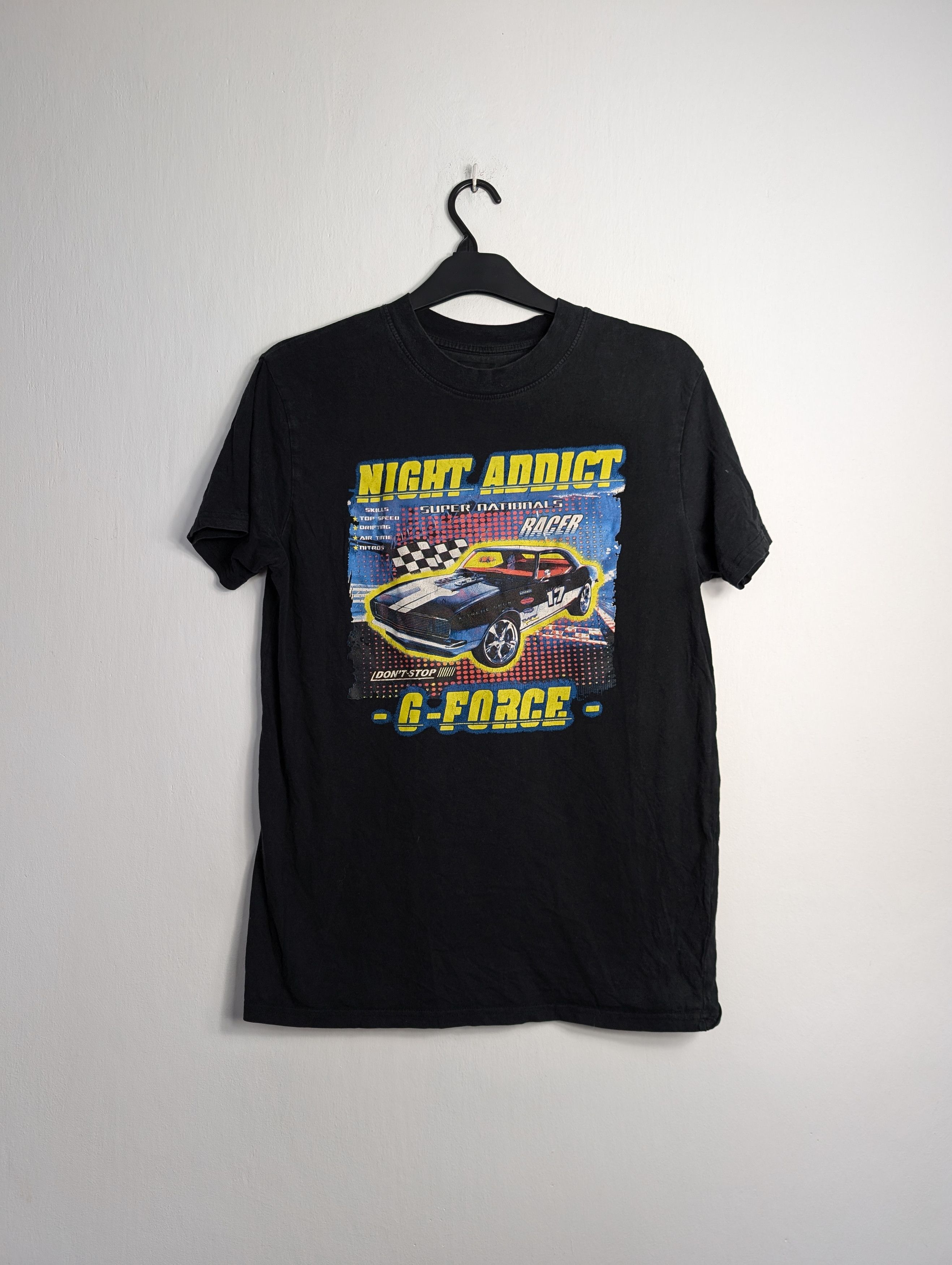 Other T-shirt Black Racing Car Print G-Force Streetwear Cyber Y2K Size US XS / EU 42 / 0 - 1 Thumbnail