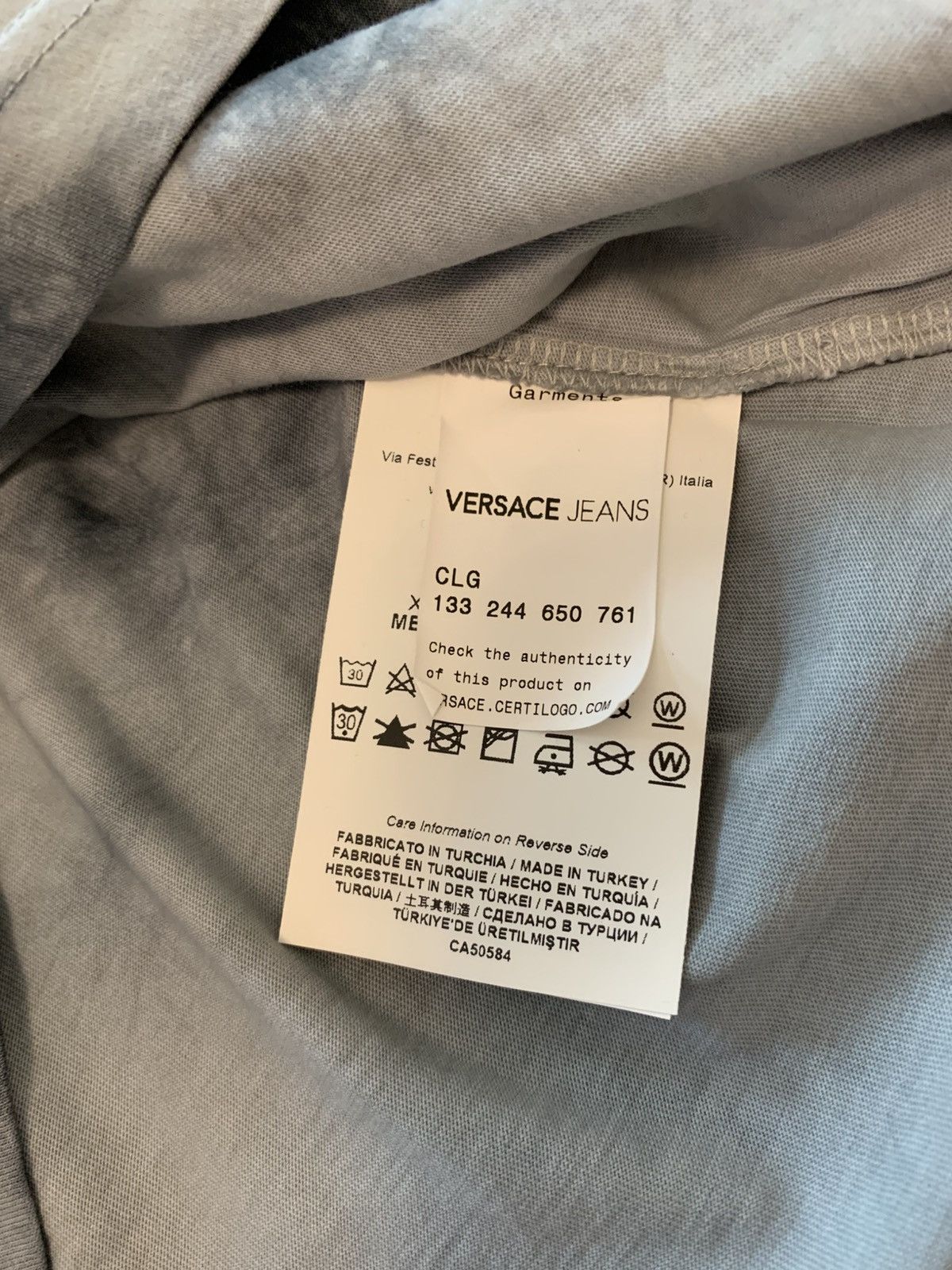Versace Jeans Couture VERSACE JEANS TIE DYE T-SHIRT Size US XXL / EU 58 / 5 - 3 Thumbnail