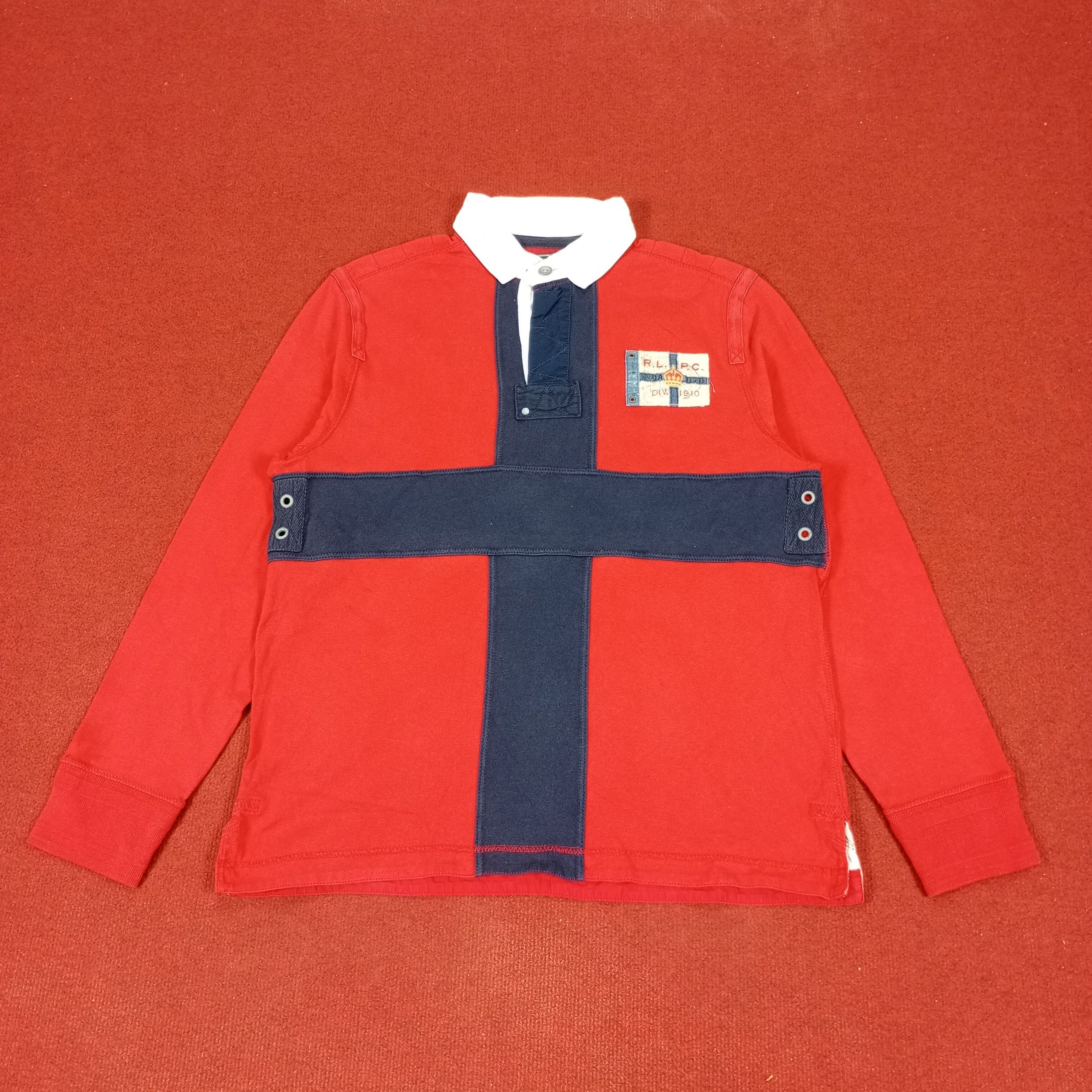 Polo Ralph Lauren Polo by Ralph Lauren Polos Flag Design Style Size US L / EU 52-54 / 3 - 1 Thumbnail