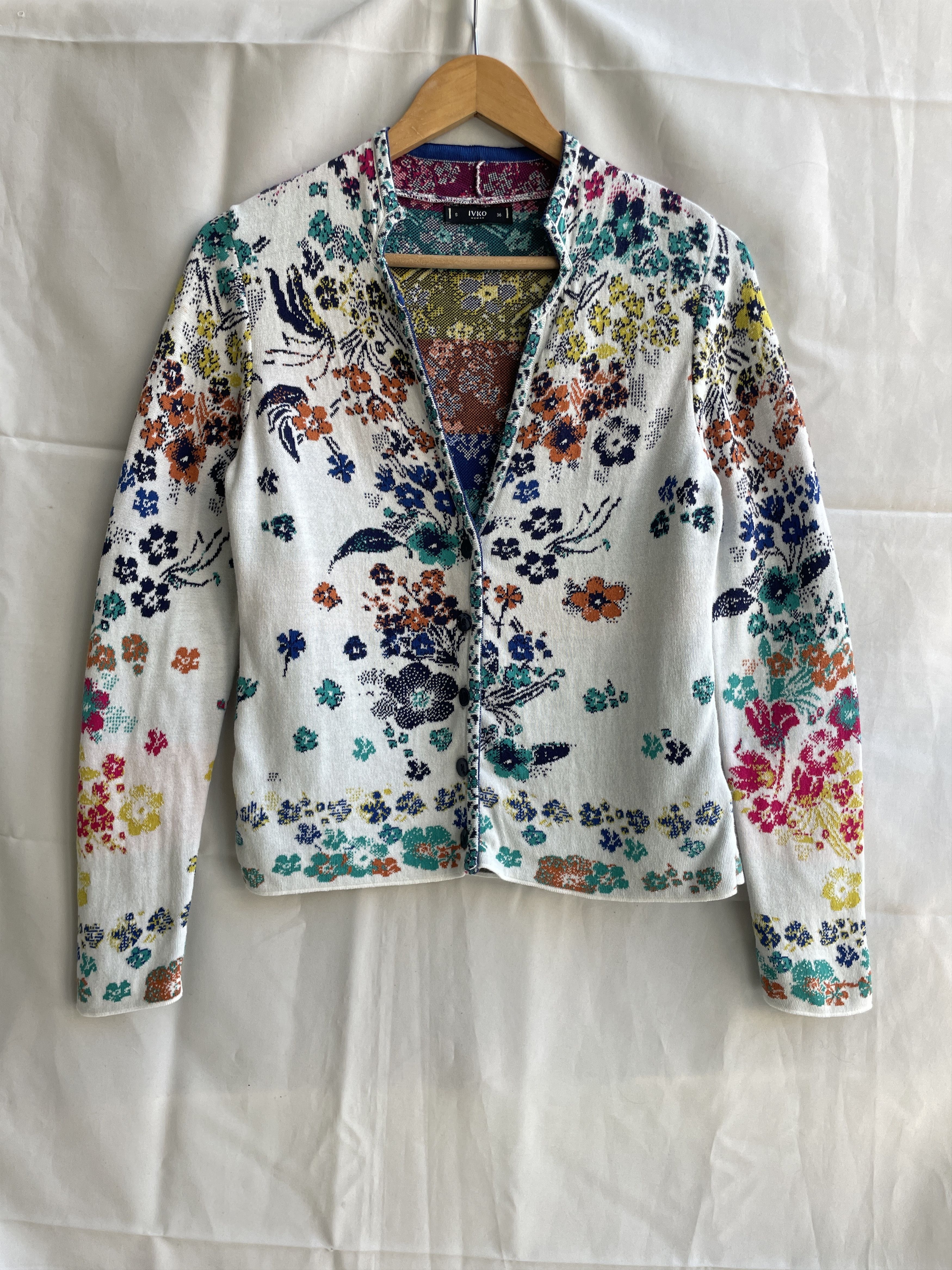 Other IVKO Floral Cotton Cardigan Size S Size S / US 4 / IT 40 - 1 Thumbnail
