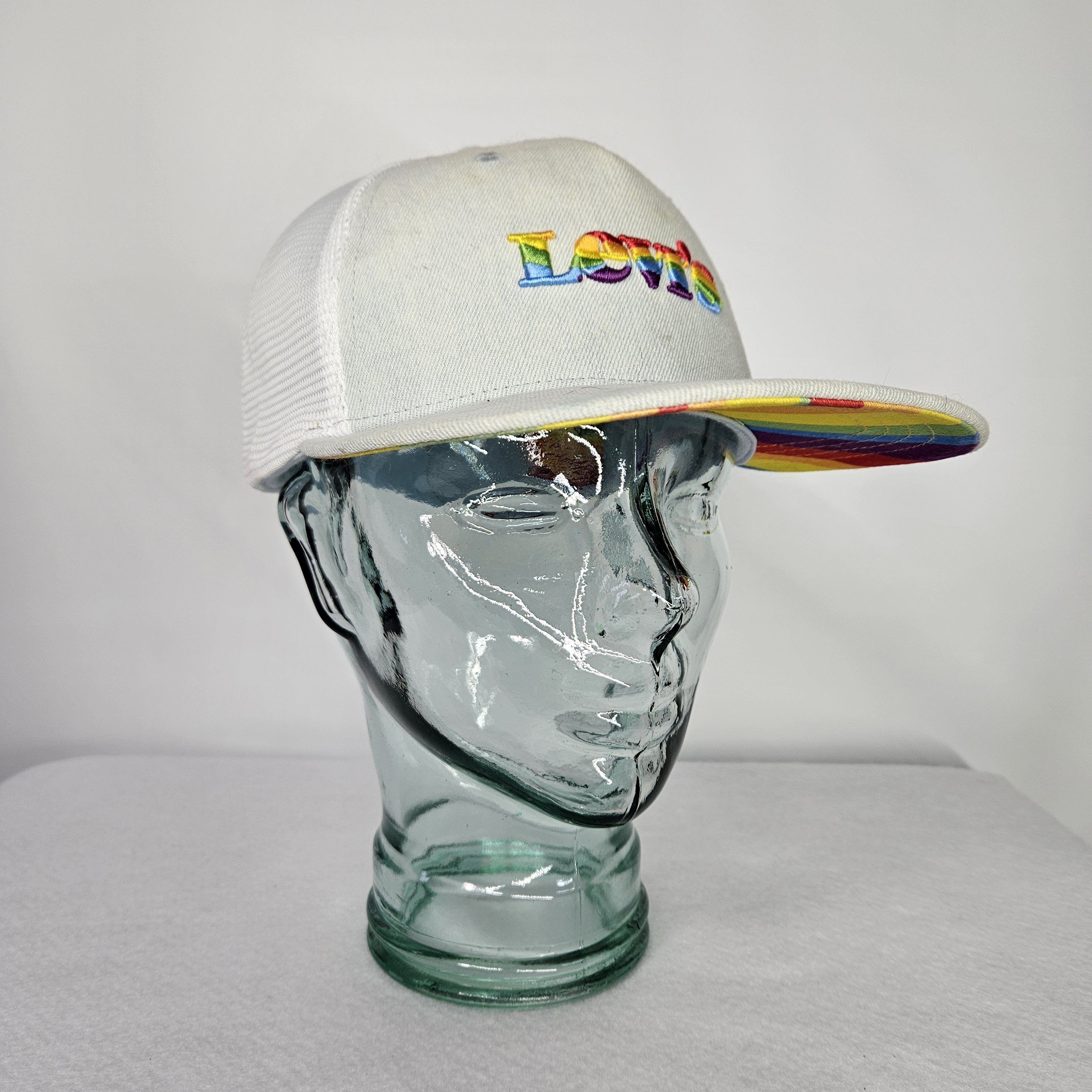 Levi's Levi's Trucker Hat Snapback Pride Rainbow Denim Mesh Adjust Size ONE SIZE - 1 Thumbnail