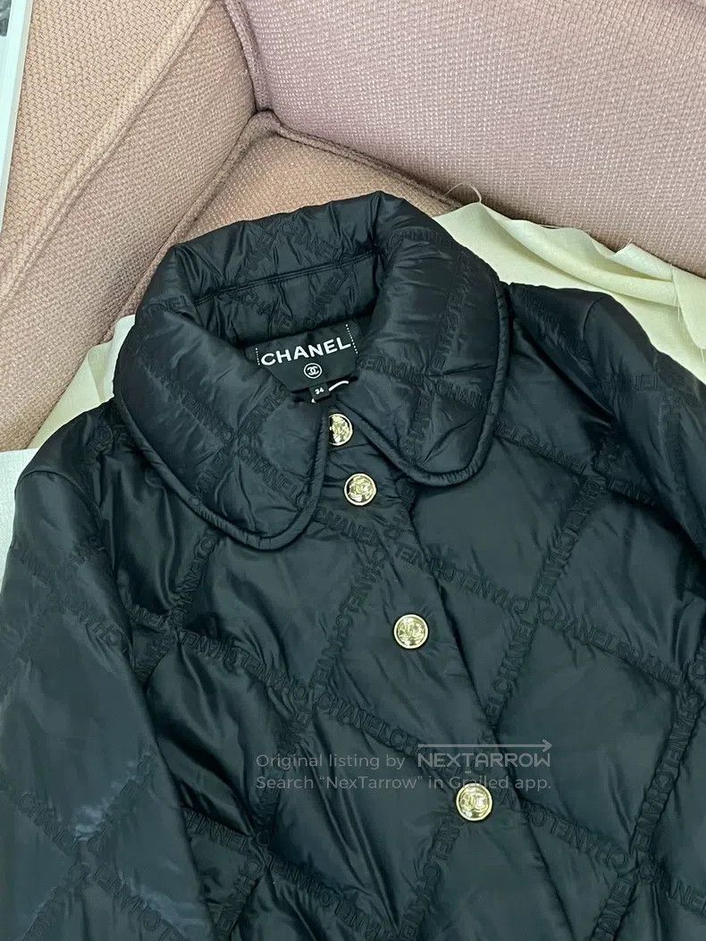Chanel Chanel Equestrian series black diamond-patterned cotton ja Size XXS / US 00 / IT 34 - 3 Thumbnail