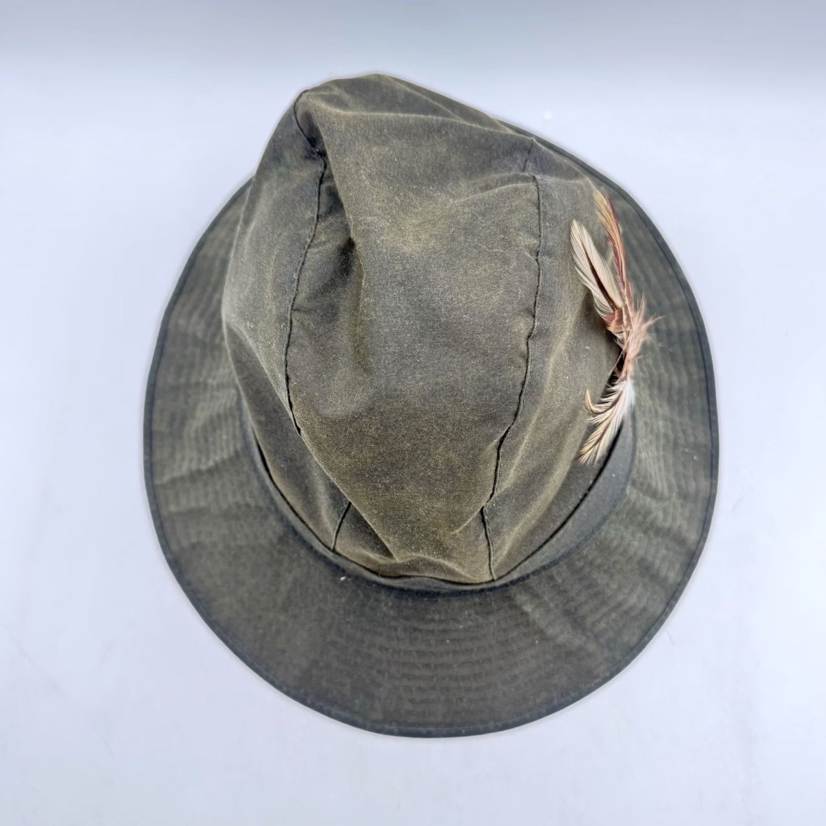 Barbour Barbour Bucket Hat Men’s Wax Cotton Olive Sports Cap Size Medium M Unisex Adults Green Vintage No (Pre-owned Excellent) Size ONE SIZE - 6 Thumbnail