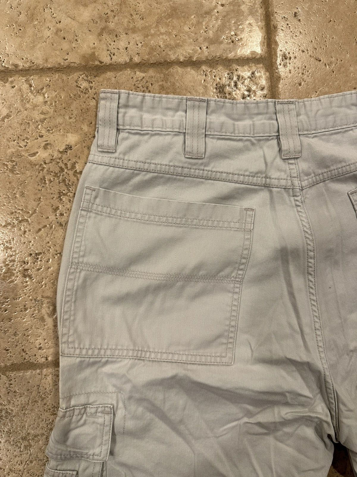 Vintage × Wrangler Vintage Wrangler Biege / Tan Cargo Shorts Size US 34 / EU 50 - 7 Thumbnail