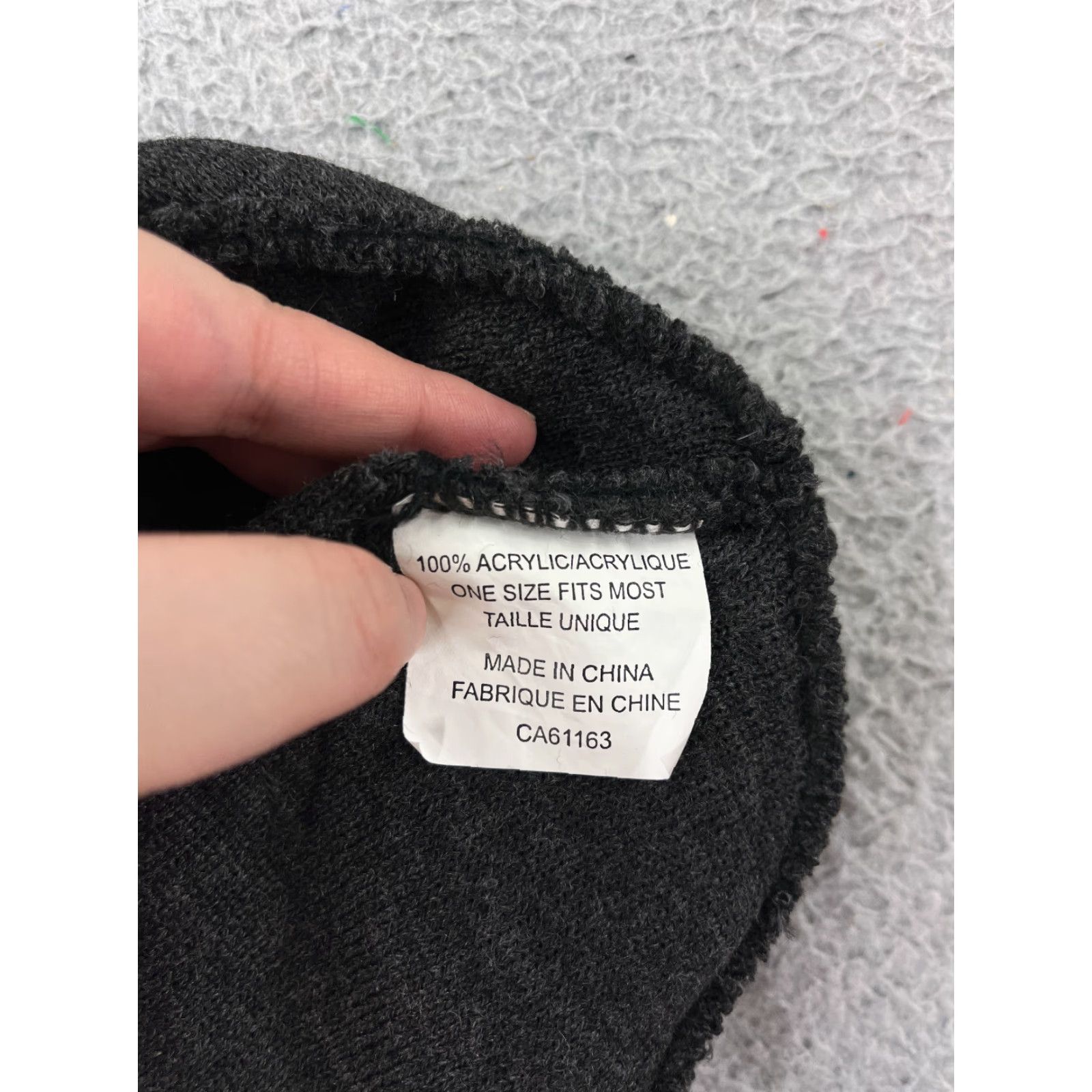 Vintage HI-TECH MACHINE SHOP Beanie Adult One Size Dark Gray Knit Acrylic Ski Hat Mens Size ONE SIZE - 6 Thumbnail
