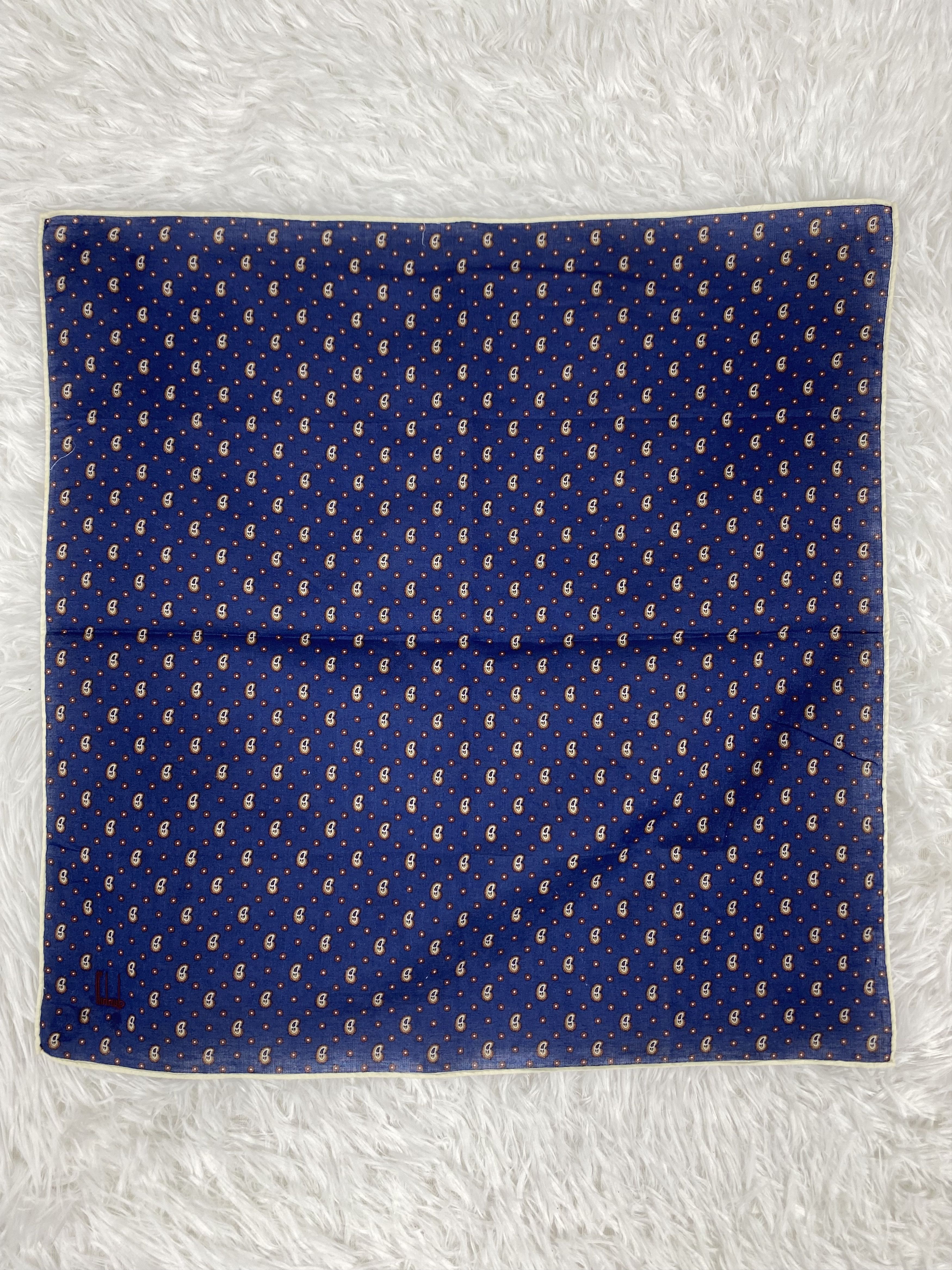 Alfred Dunhill Vintage Dunhill Handkerchief Neckerchief PH0539 Size ONE SIZE - 4 Thumbnail