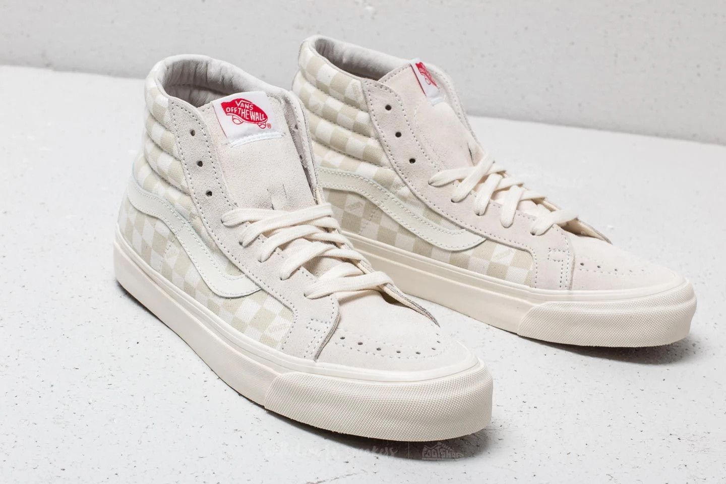 Vans 💚 2018 Vans OG Sk8-Hi LX "Checkerboard" US 10.5 NEW Size US 10.5 / EU 43-44 - 3 Thumbnail