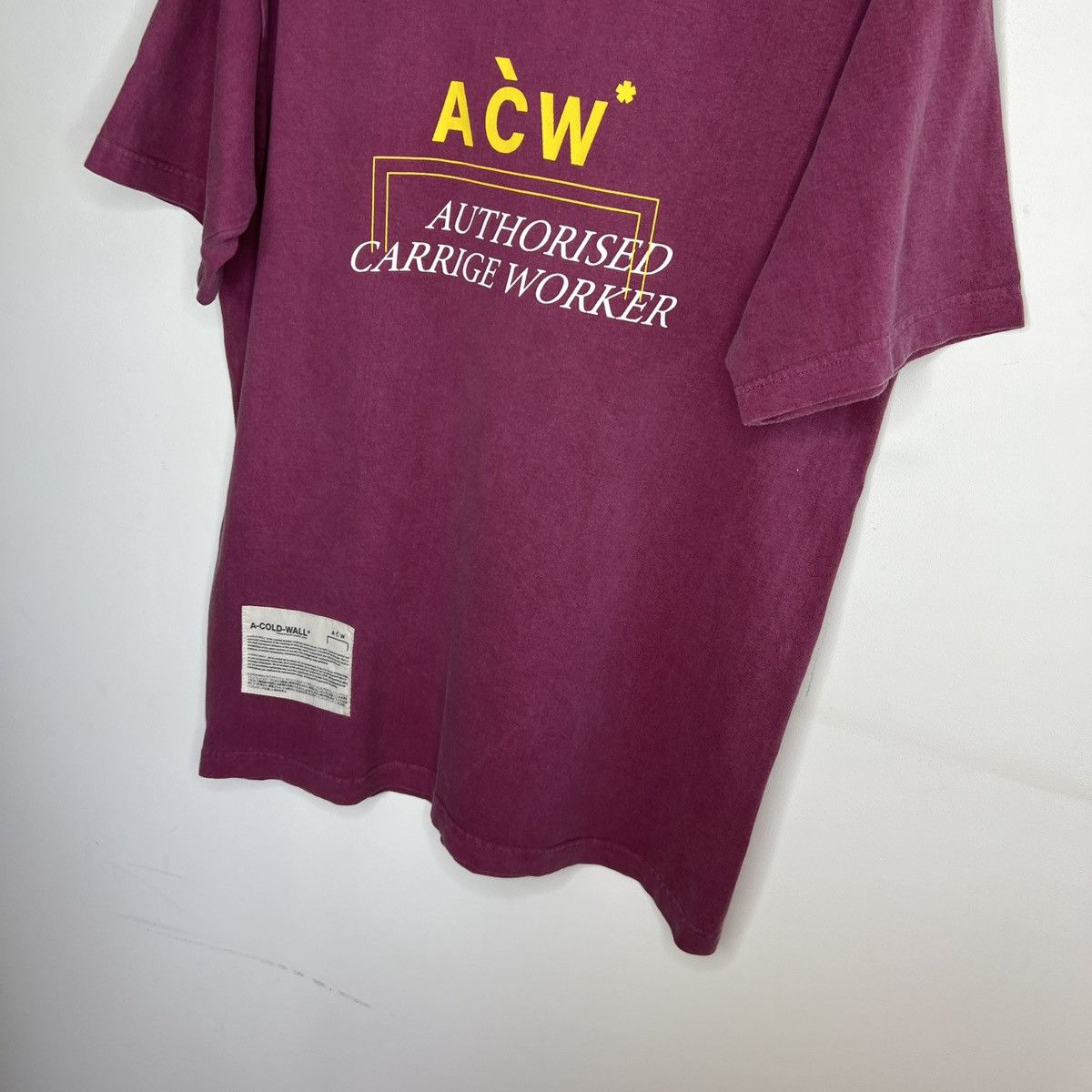 A-COLD-WALL* A Cold Wall inside out tee Size US L / EU 52-54 / 3 - 2 Thumbnail