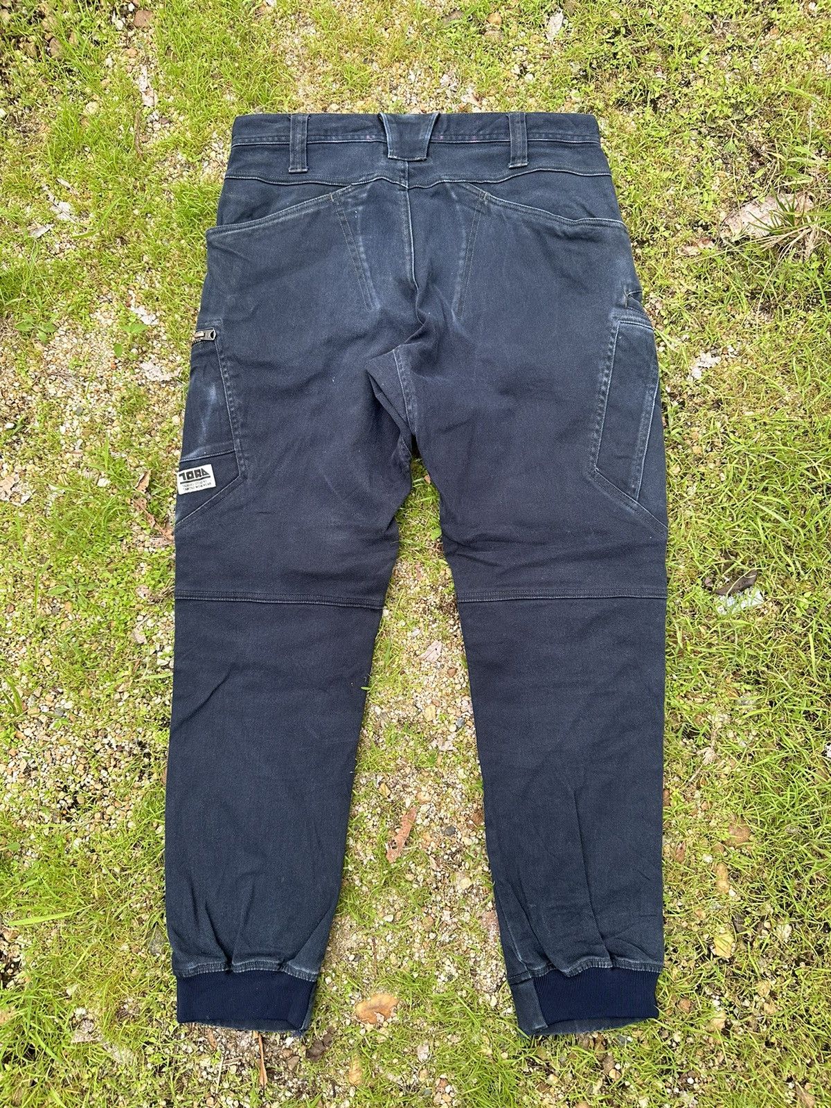 Beauty Beast VINTAGE DOUBLE KNEE TORAICHI JAPAN FADED BIKERS PANTS Size US 32 / EU 48 - 12 Thumbnail