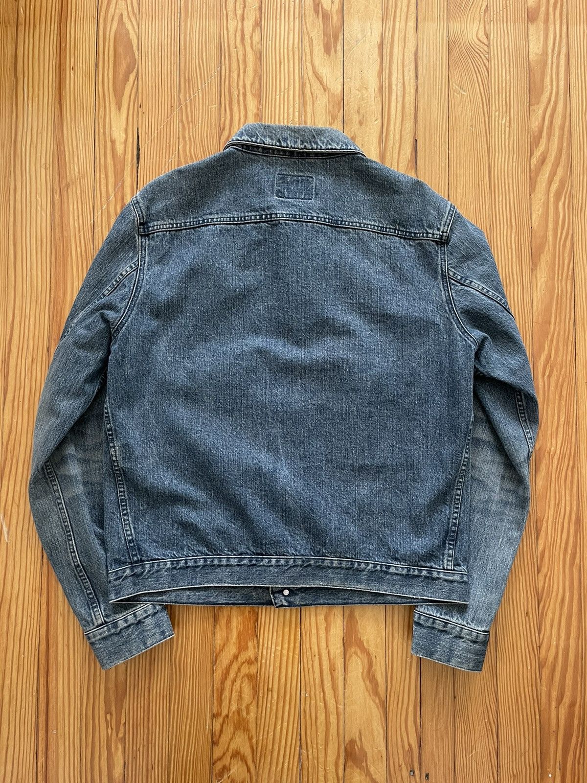 Helmut Lang Archive 1998 Helmut Lang Type II Sanded Denim Jacket Faded Size US L / EU 52-54 / 3 - 2 Thumbnail