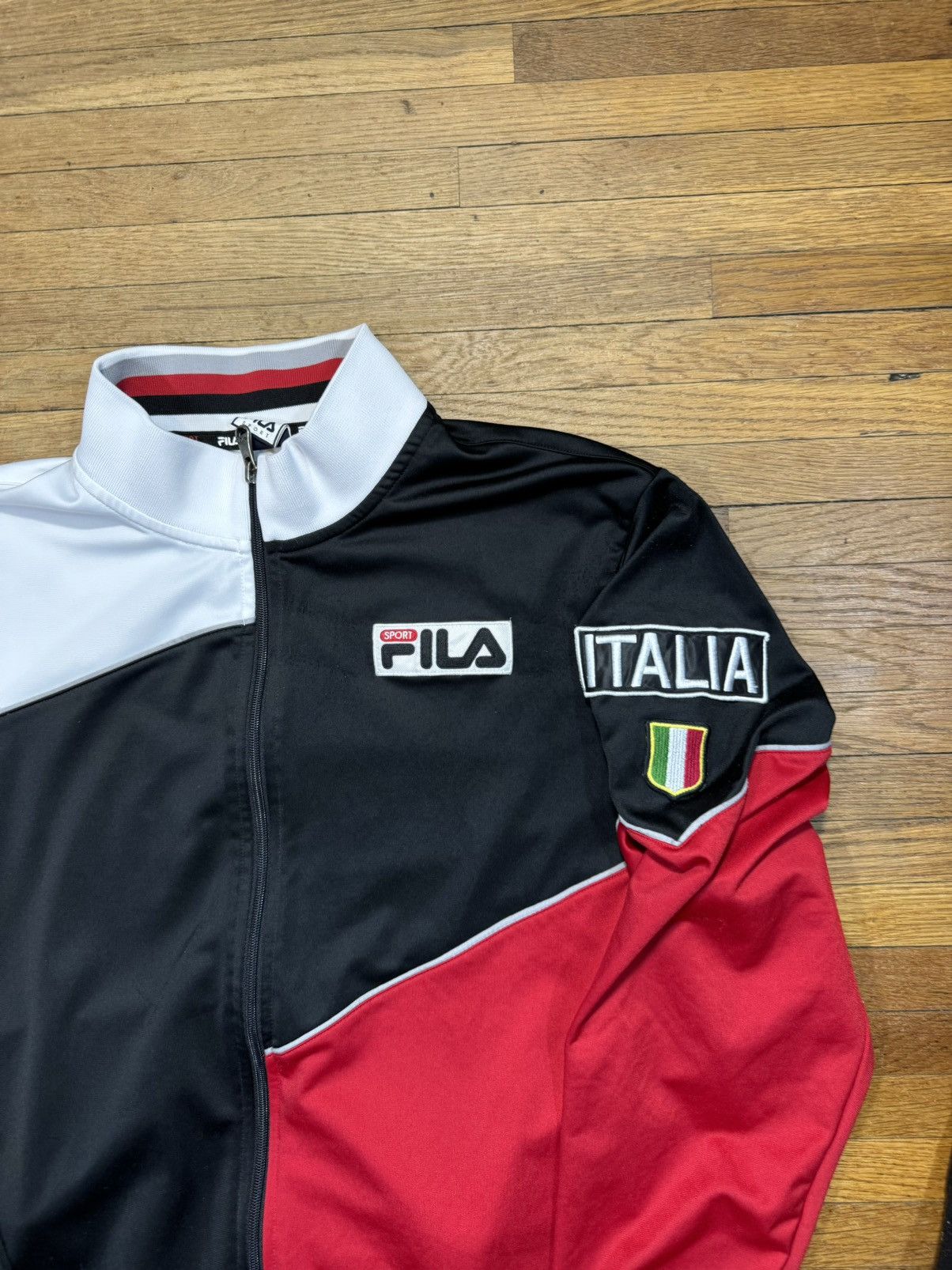 Fila × Vintage Vintage Italia Fila Track Jacket Size US XL / EU 56 / 4 - 3 Thumbnail