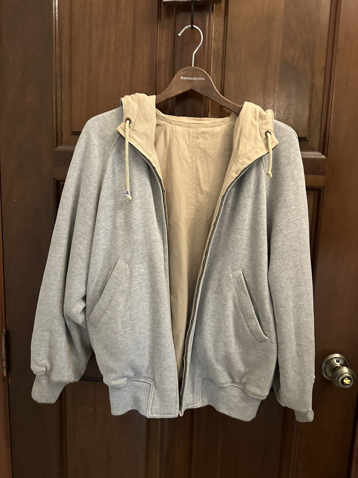 Issey Miyake × Japanese Brand × Vintage Vintage Issey Miyake IS Sport Care Label Reversible Hoodie Size US M / EU 48-50 / 2 - 3 Thumbnail