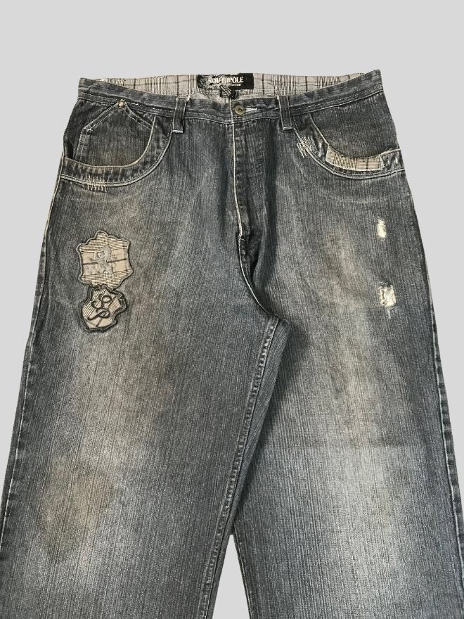 Southpole Vintage SouthPole faded baggy denim Size US 40 / EU 56 - 8 Thumbnail