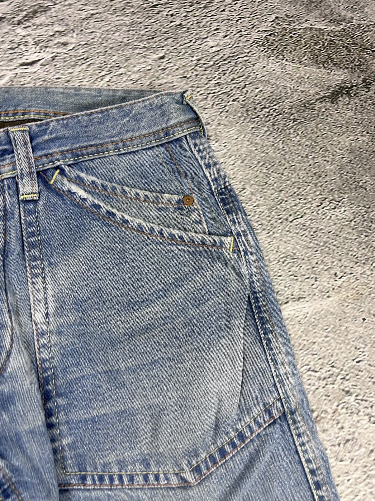 Evisu Evisu EU ED jeans vintage denim pants cargo baby blue Y2K Size US 32 / EU 48 - 7 Thumbnail