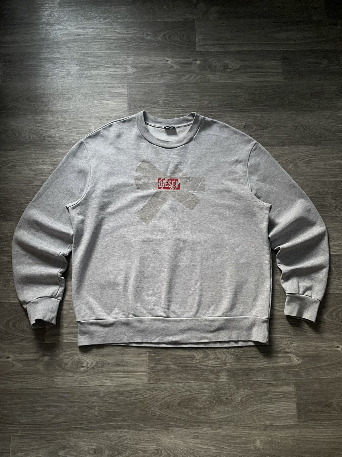 Diesel Diesel S-Bay Gray Sweatshirt Crewneck Size XXL Size US XXL / EU 58 / 5 - 2 Thumbnail