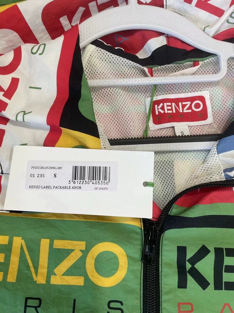 Kenzo KENZO Full logo hoodie coat Size S / US 4 / IT 40 - 5 Thumbnail