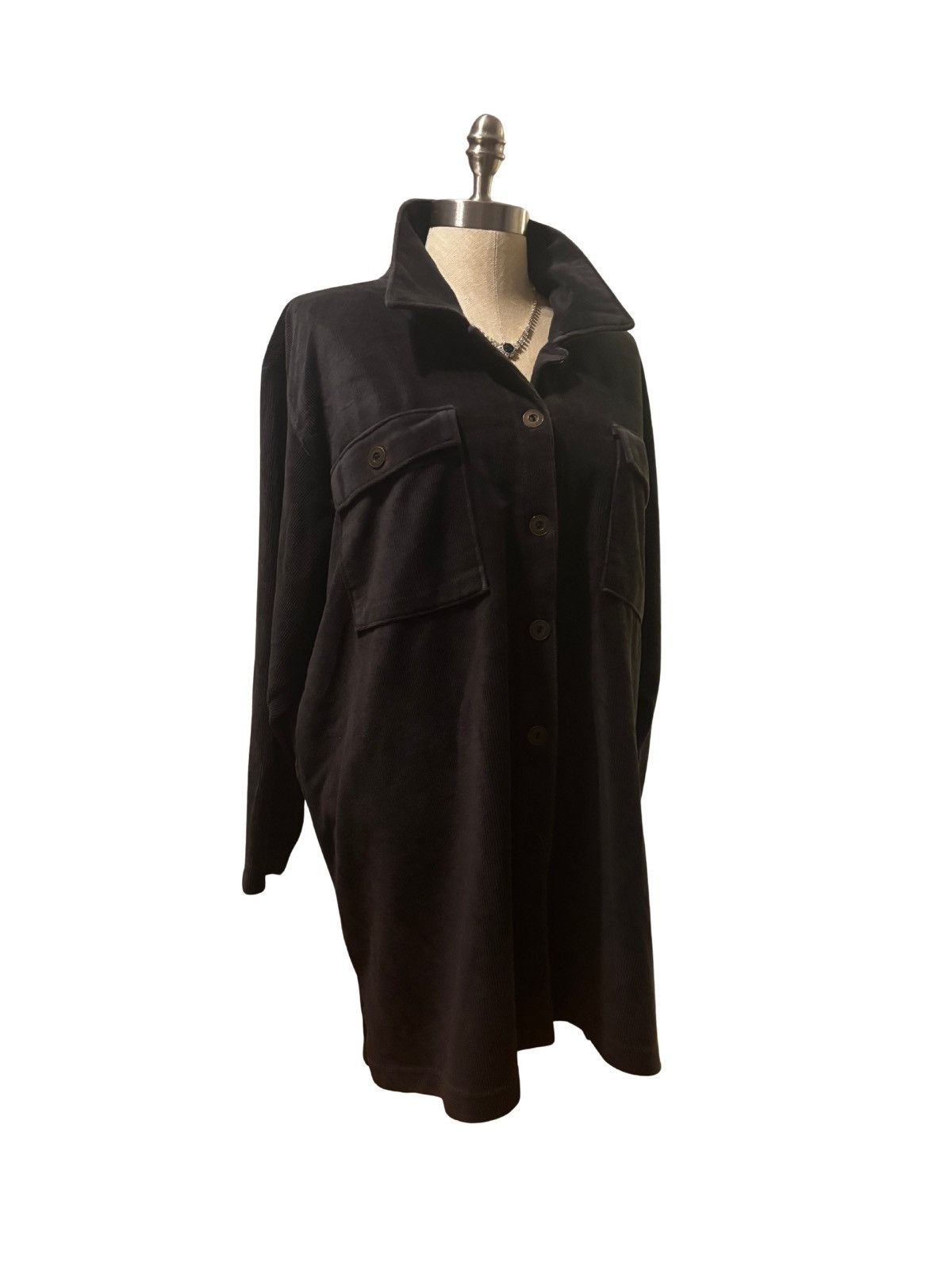 Other Women’s gray corduroy shirt.wt1221 Size XL / US 12-14 / IT 48-50 - 10 Thumbnail