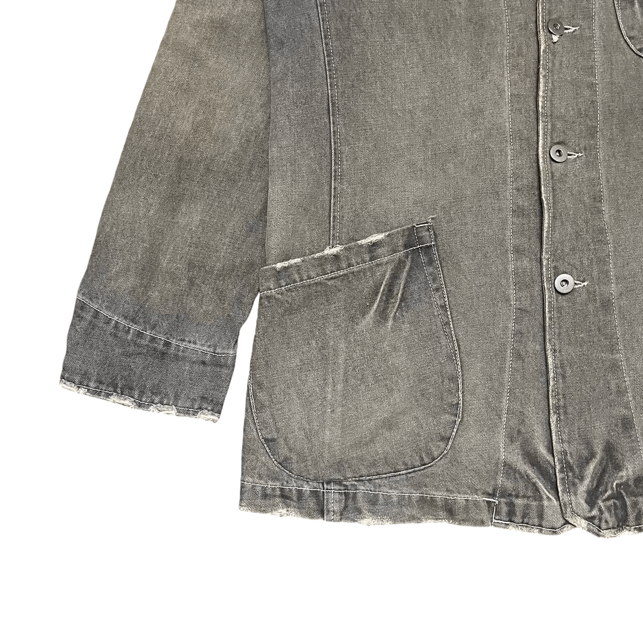 Japanese Brand Vintage Point Loma Distressed Style Jacket Issey Miyake Size US L / EU 52-54 / 3 - 3 Thumbnail