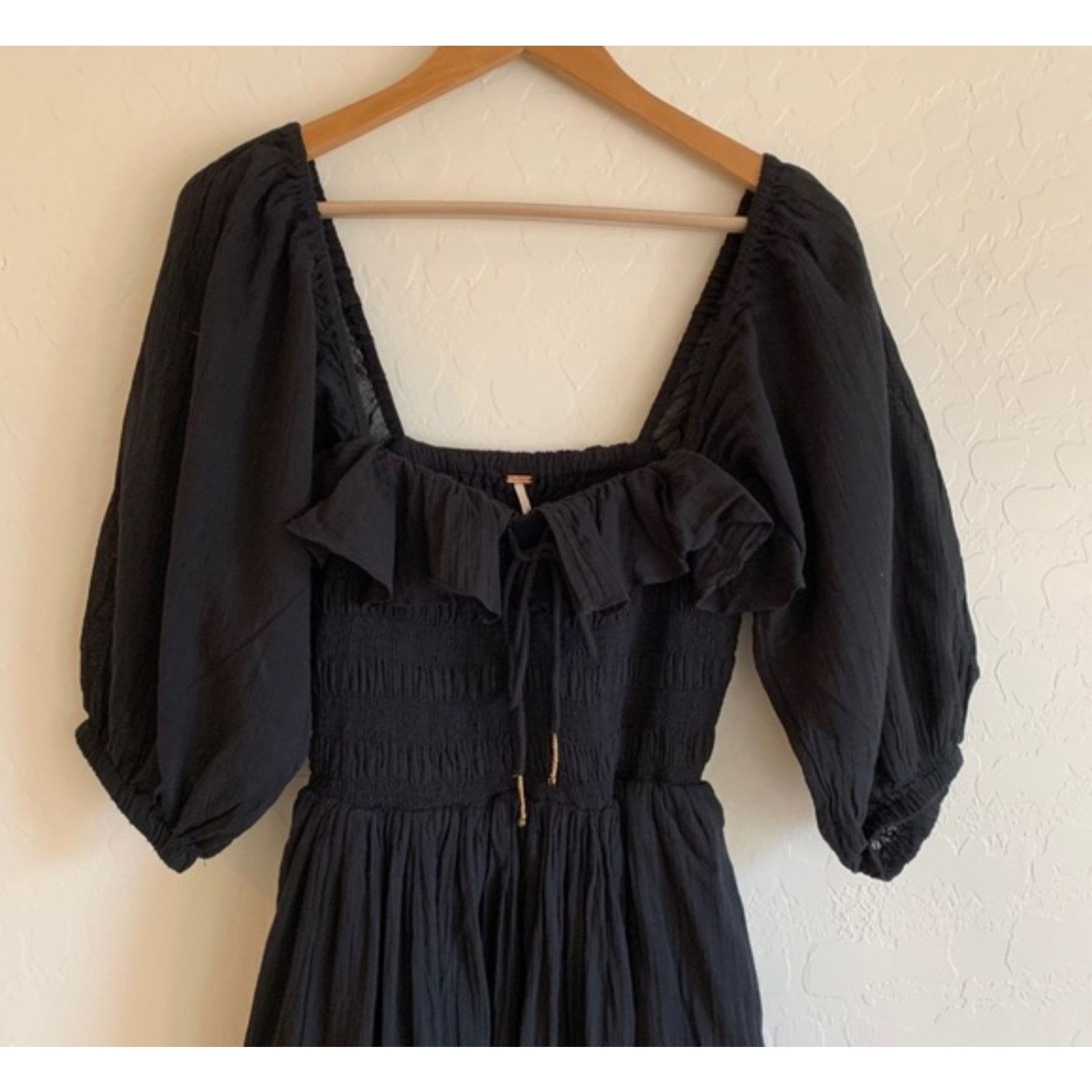 Free People Free People Free-est Oasis Midi Dress Smocked Ruffle Resort Size M / US 6-8 / IT 42-44 - 13 Thumbnail