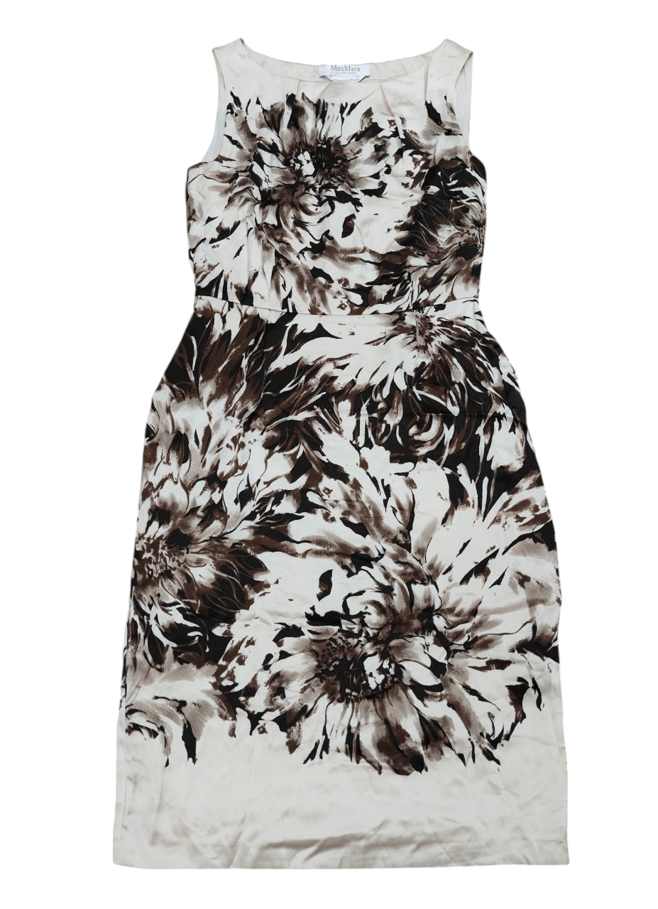 Max Mara Max Mara Silk Midi Dress Size M / US 6-8 / IT 42-44 - 1 Thumbnail