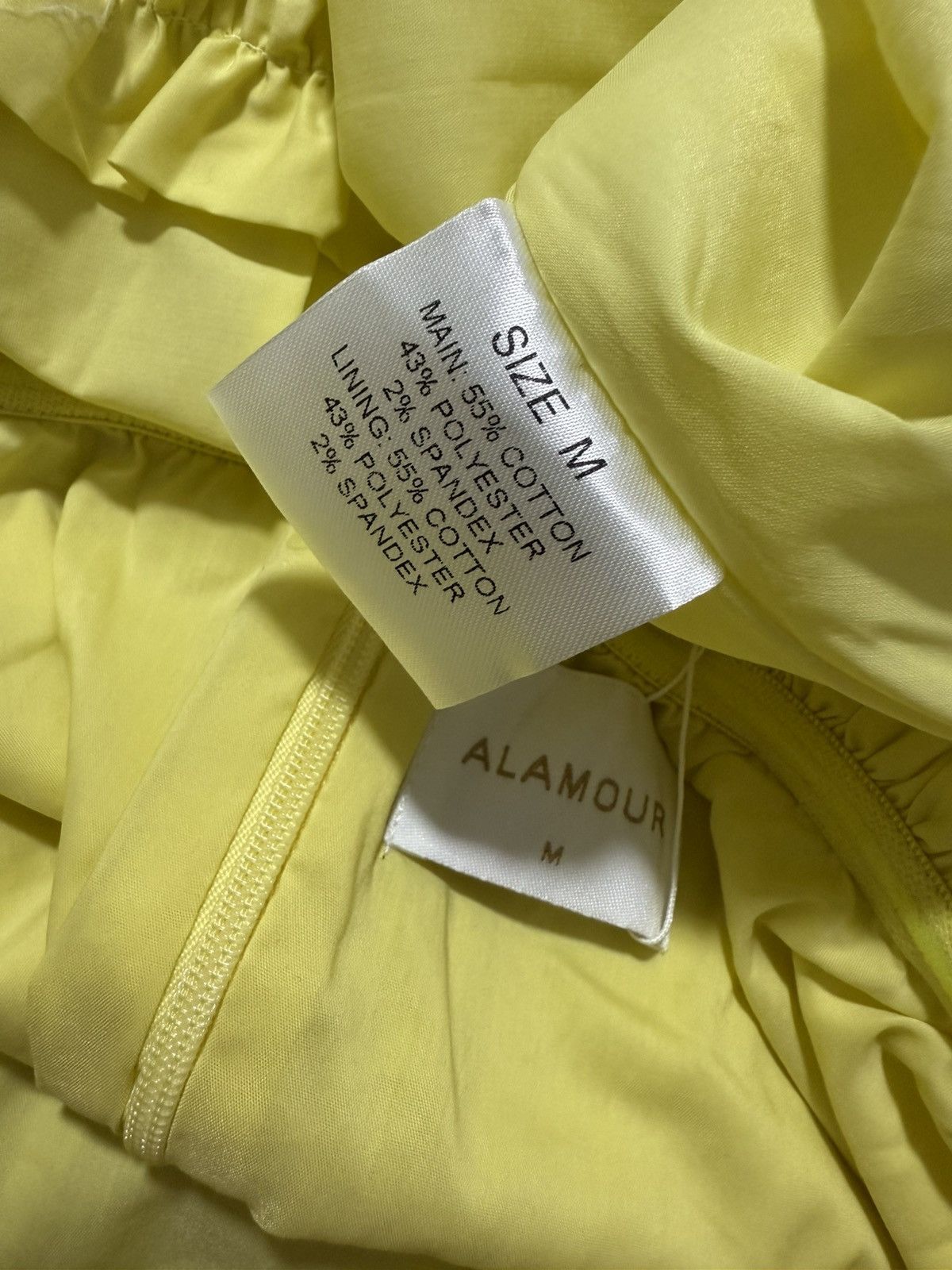 Other Alamour The Label Yellow Puff Sleeve Mini Dress Size M Size M / US 6-8 / IT 42-44 - 8 Thumbnail
