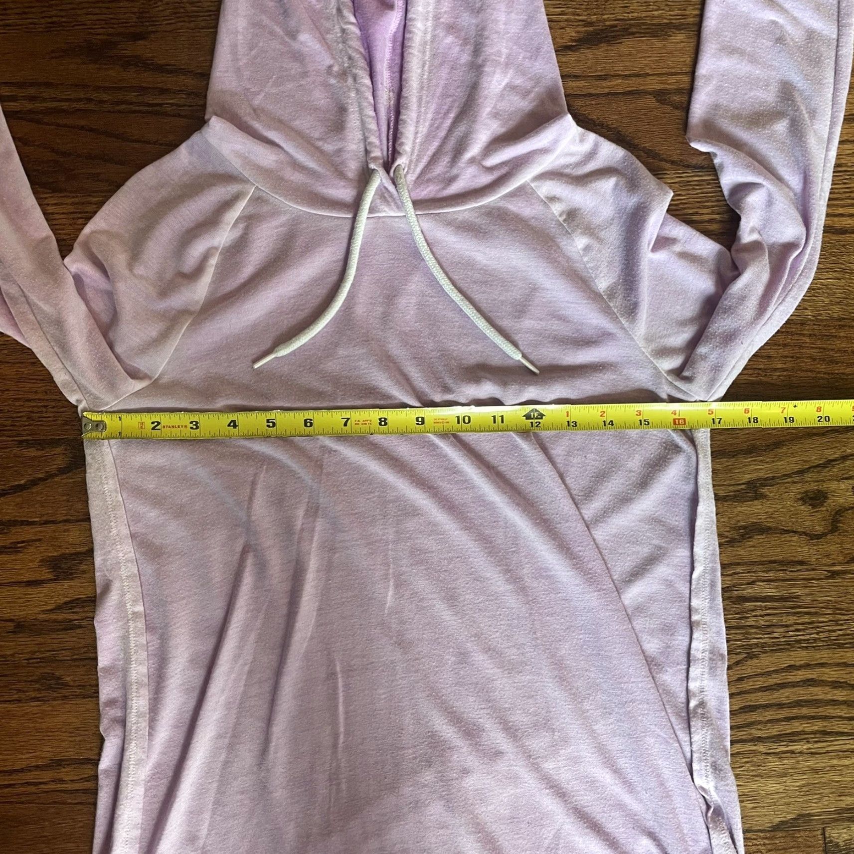 Vintage So Soft So Perfectly Hoodie Women Medium High Low Heather Purple Lightweight Pullover Casual Activewear Size M / US 6-8 / IT 42-44 - 6 Thumbnail