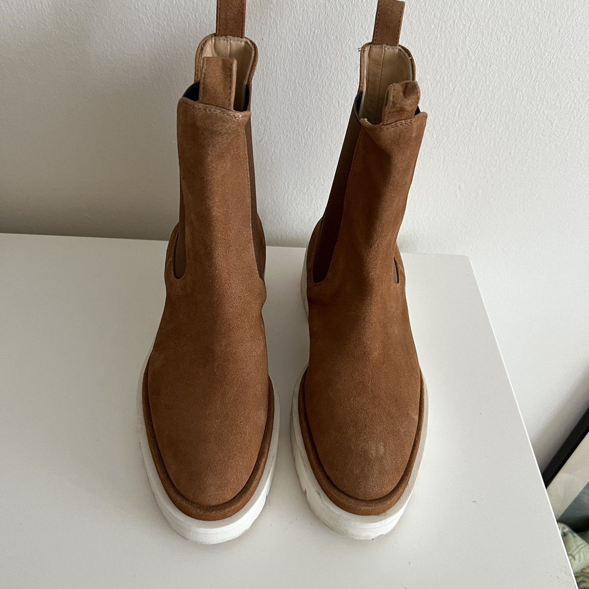 Dear Frances DEAR FRANCES tony boots brown white size 37.5 Size US 7.5 / IT 37.5 - 2 Thumbnail
