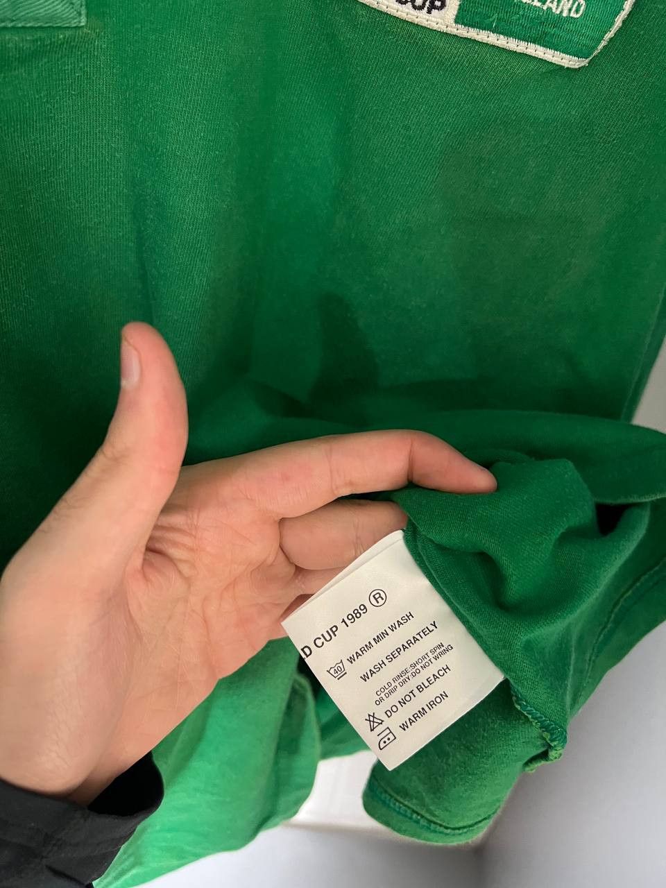 Cotton Traders VINTAGE COTTON TRADERS IRELAND WORLD CUP RUGBY JERSEY RETRO Size US L / EU 52-54 / 3 - 6 Thumbnail