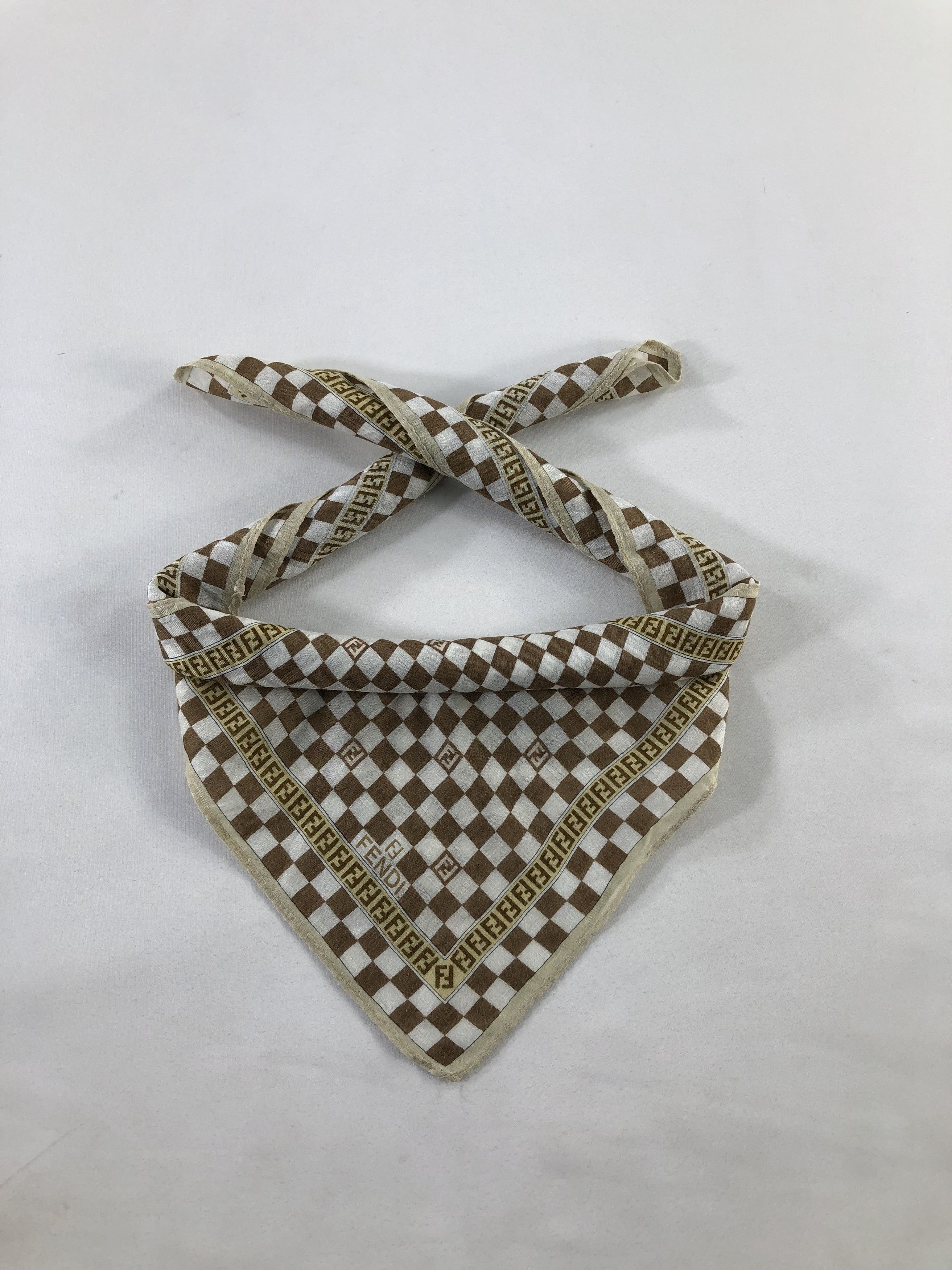 Vintage Fendi Handkerchief / Bandana / Neckerchief / Babushka Size ONE SIZE - 1 Thumbnail