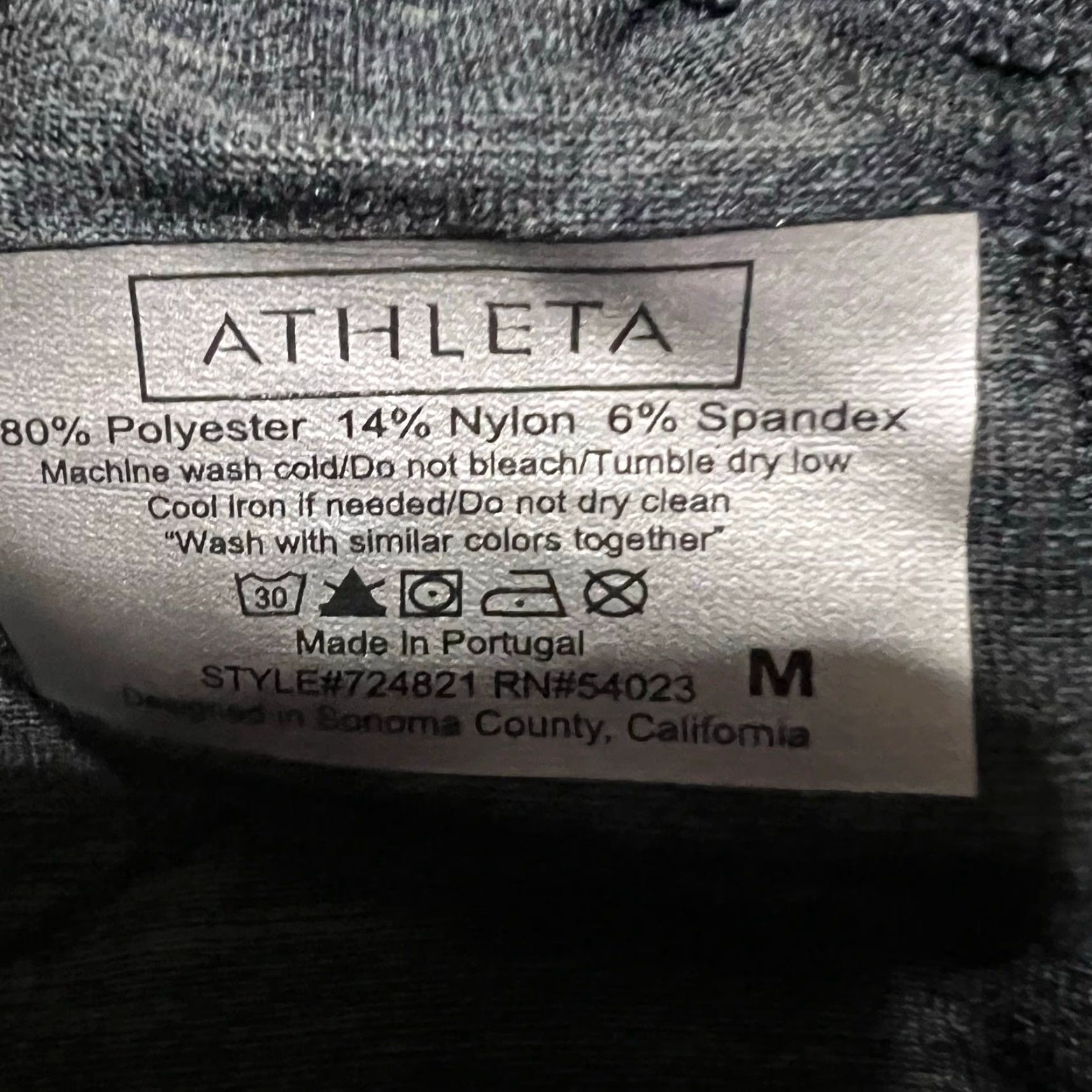Athleta Athleta Shirt Womens Medium Fastest Track Ruched Long Sleeve Top Gray 724821 Size M / US 6-8 / IT 42-44 - 5 Thumbnail