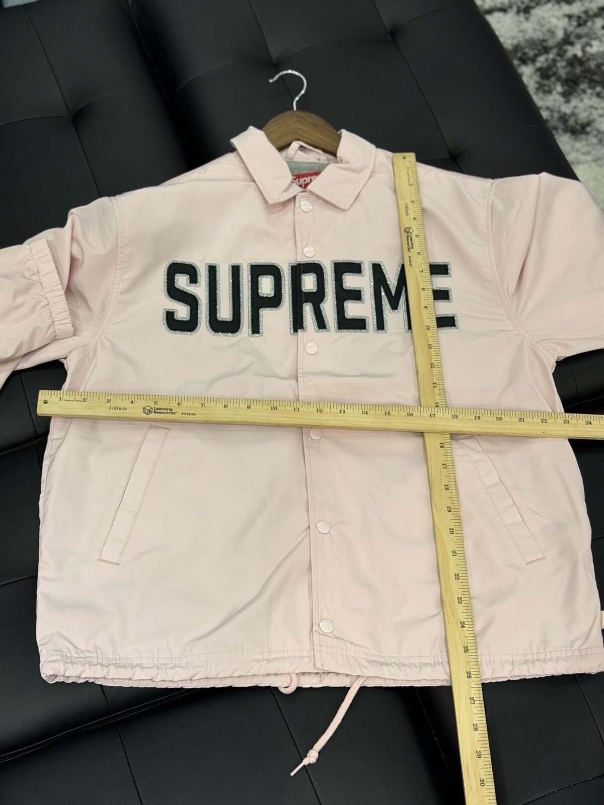 Supreme Supreme SS26 Spellout Embroidered Jacket Pink Size Small Size US S / EU 44-46 / 1 - 12 Thumbnail