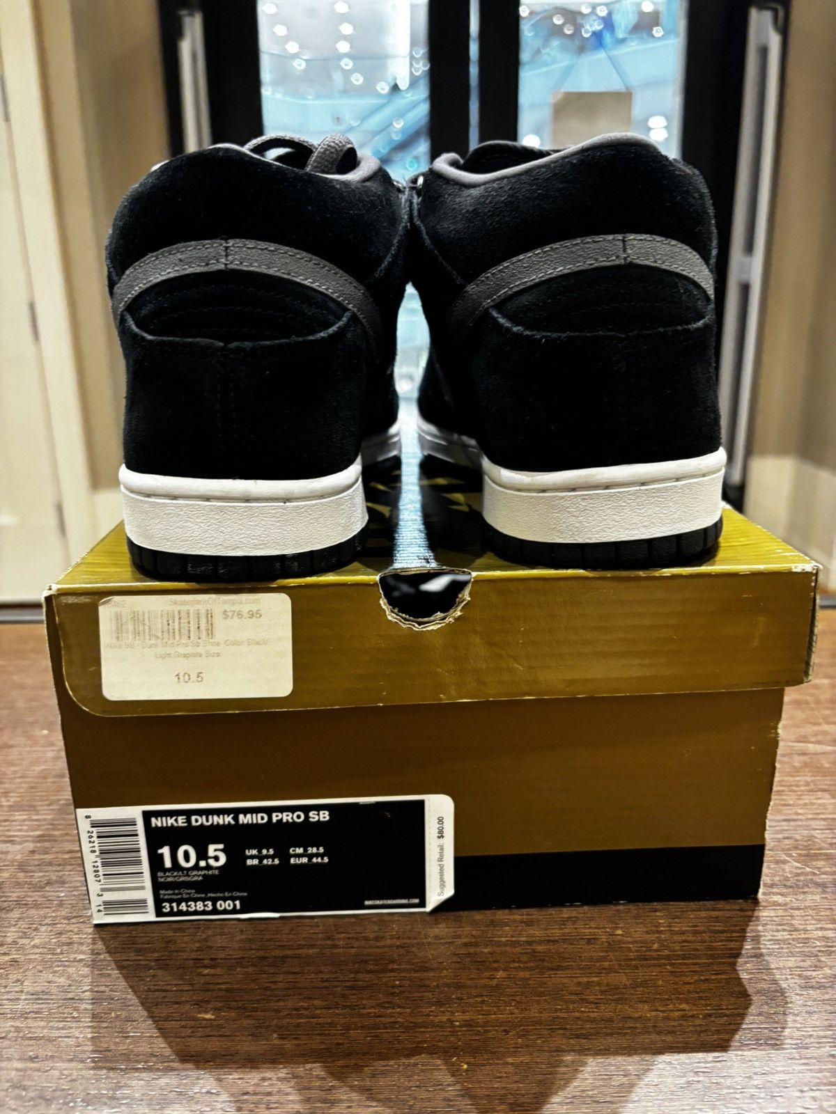 Nike Nike Dunk SB Mid ‘ISO Orange Label Black Dark Grey’ Size US 10.5 / EU 43-44 - 3 Thumbnail