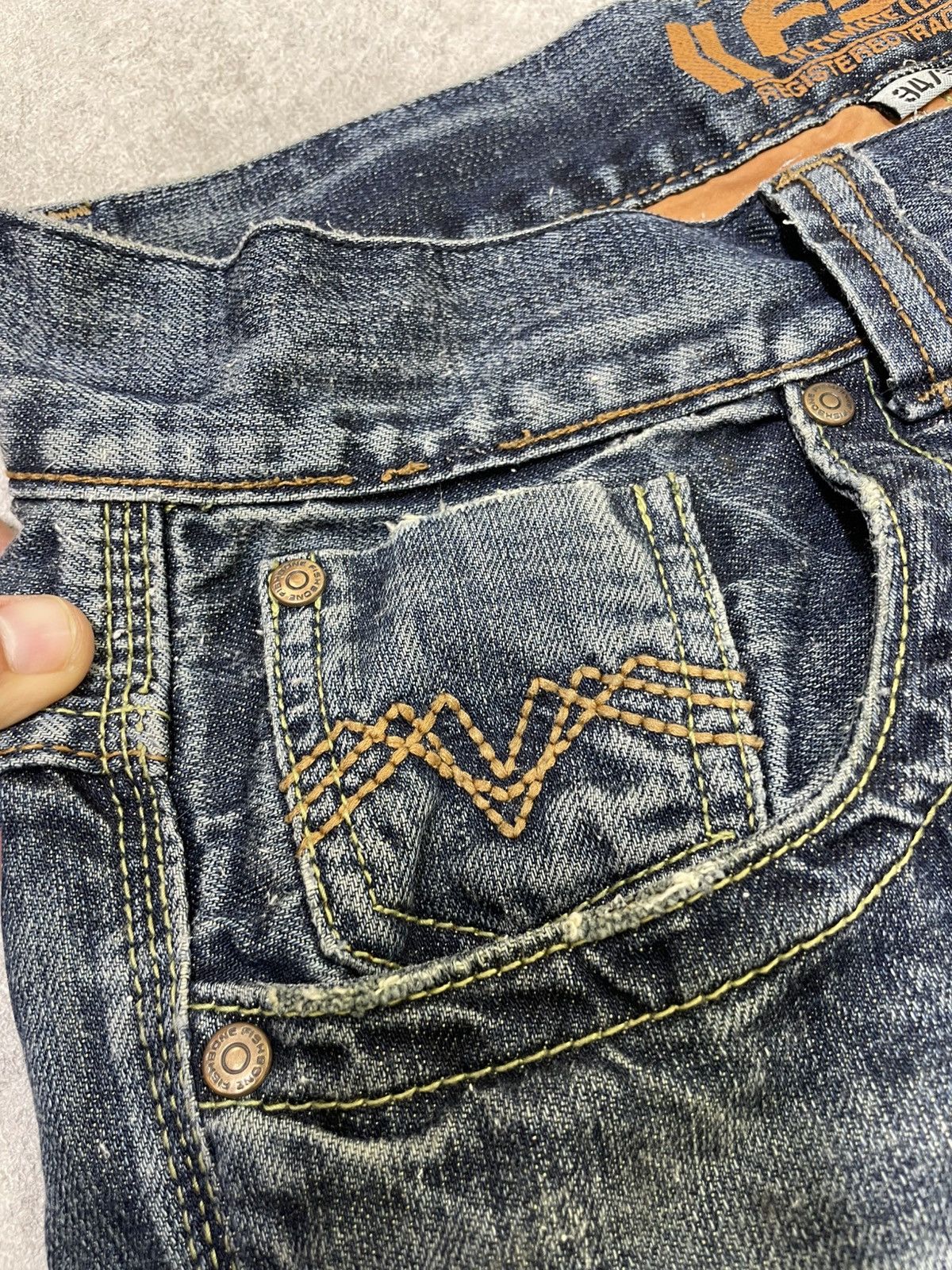 If Six Was Nine CRAZY FLARED DIESEL JEANS If Six Was Nine japanese style Size US 34 / EU 50 - 2 Thumbnail
