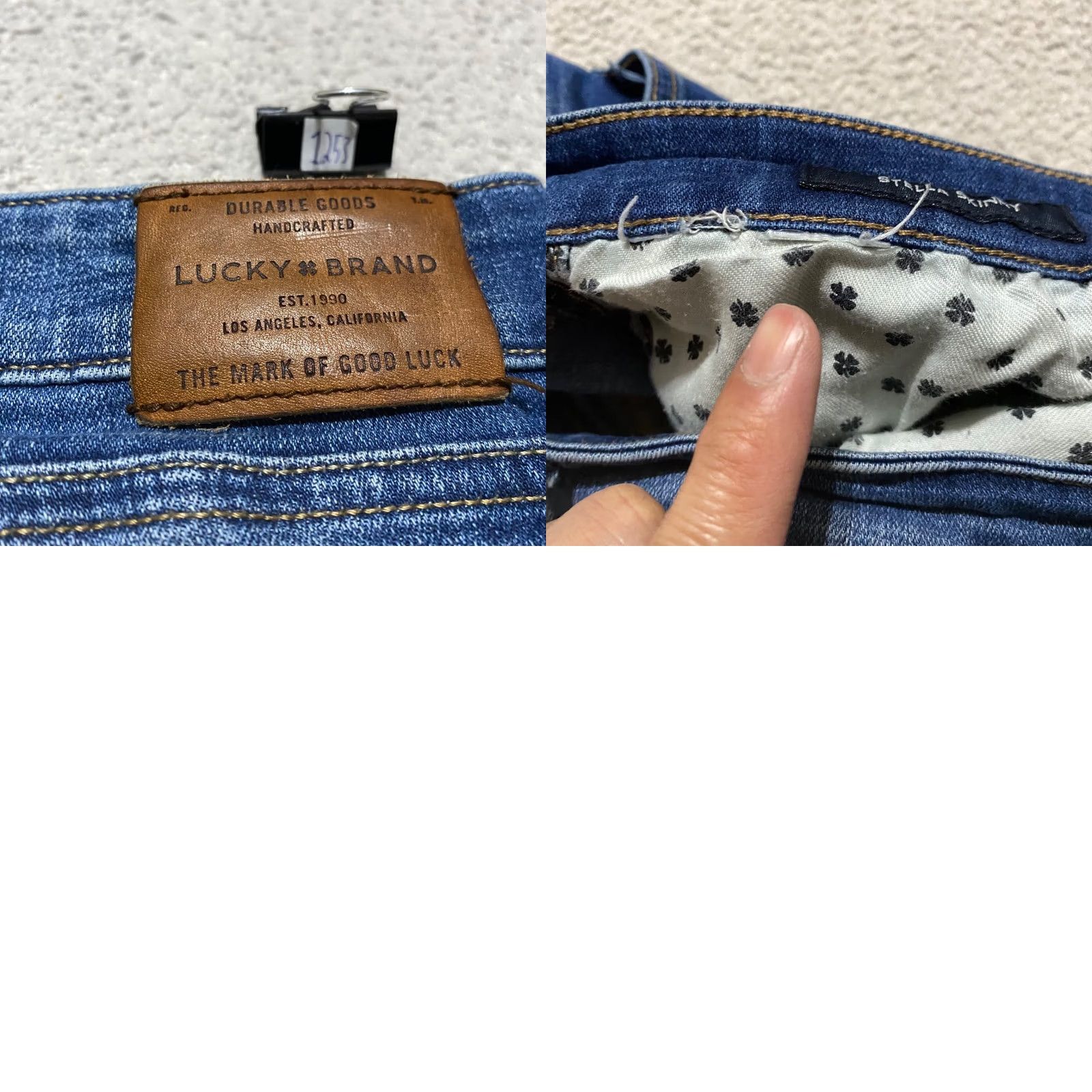 Lucky Brand Lucky Brand Stella Skinny Jeans Womens 8 Blue Denim Medium Wash Low Rise Stella Skinny Jeans Women's 8 Blue Denim Medium Wash Low Rise Size 30" / US 8 / IT 44 - 9 Thumbnail