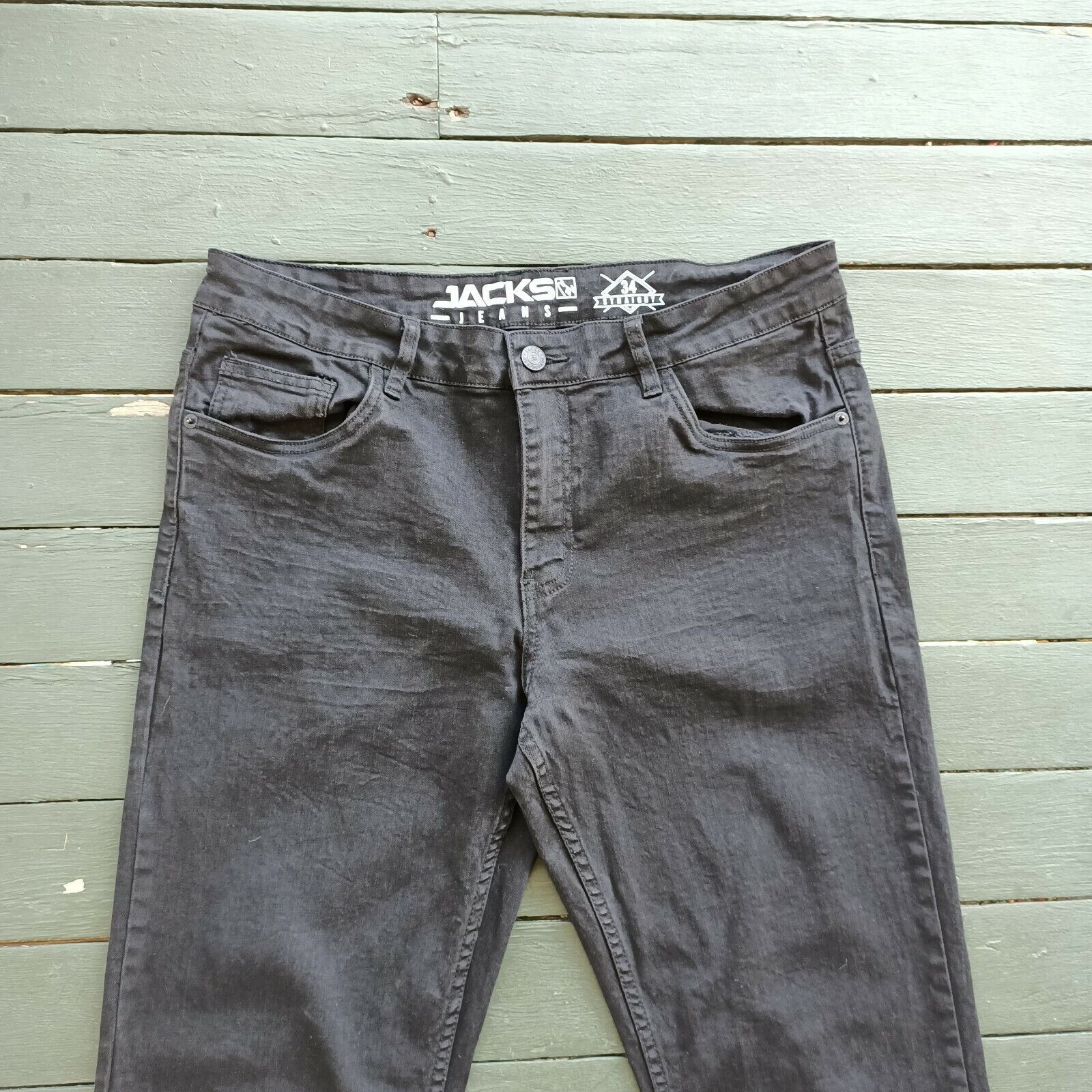 Designer Jacks Mens Jeans Denim Straight Leg Cotton Stretch Casual Size US 34 / EU 50 - 3 Thumbnail
